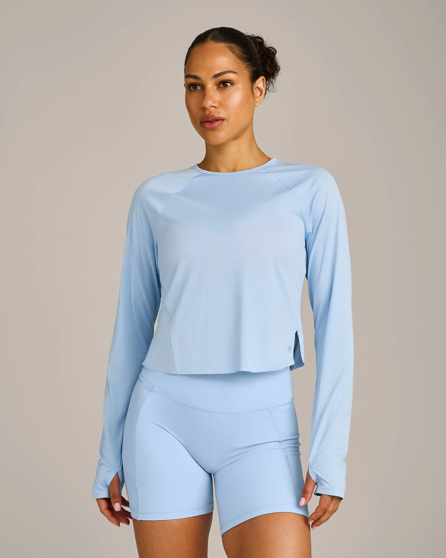 PrecisionMove™ Long Sleeve Top | Powdered Blue