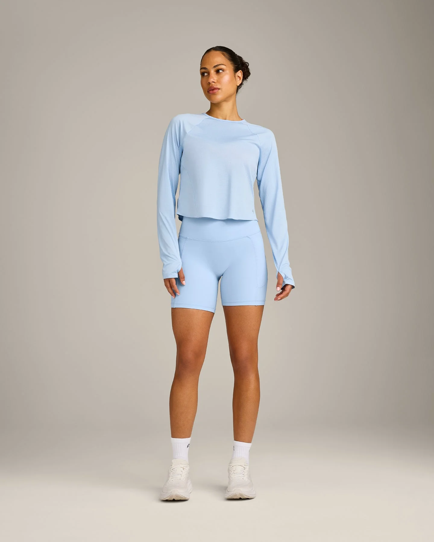 PrecisionMove™ Long Sleeve Top | Powdered Blue - Image 3