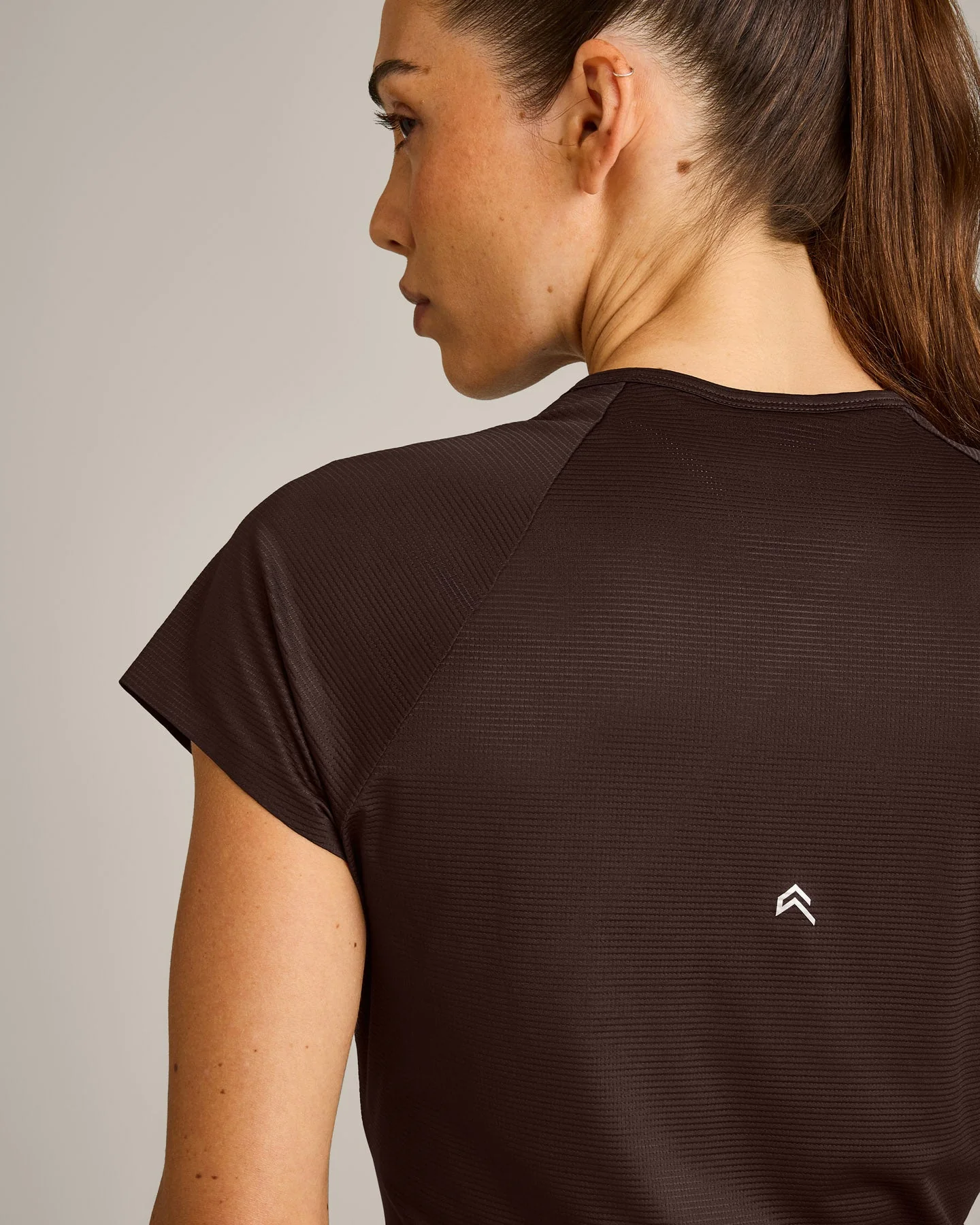 PrecisionMove™ Short Sleeve Top | 70% Cocoa - Image 2