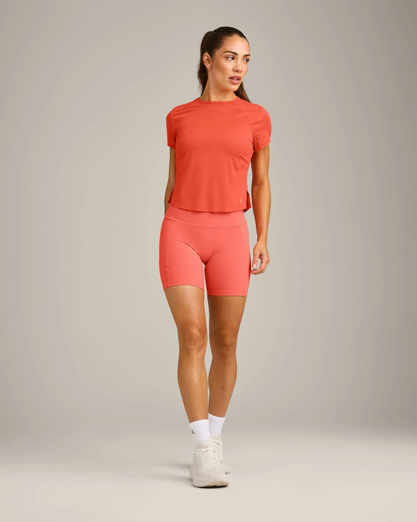 PrecisionMove™ Short Sleeve Top | Coral - Image 3