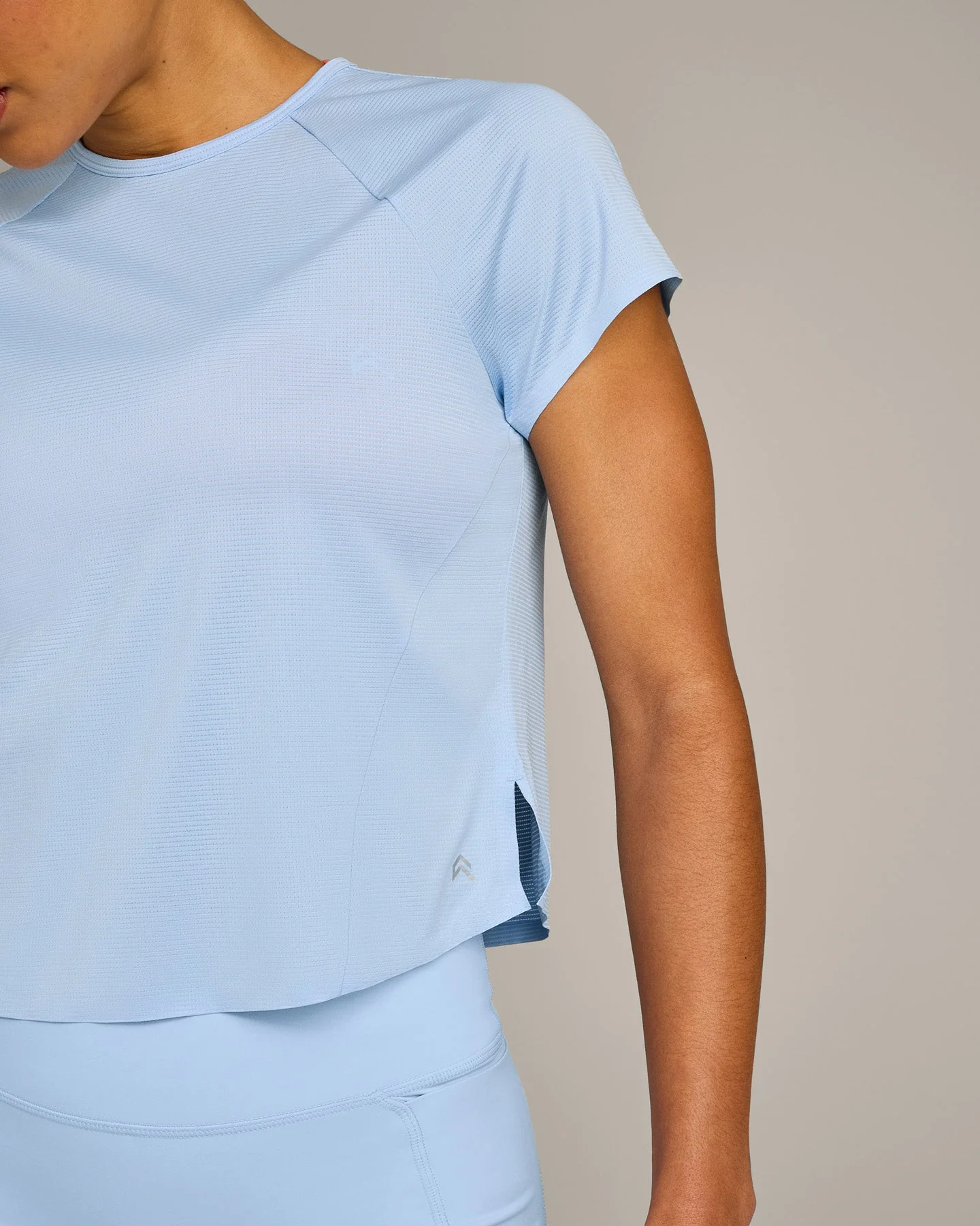PrecisionMove™ Short Sleeve Top | Powdered Blue - Image 4
