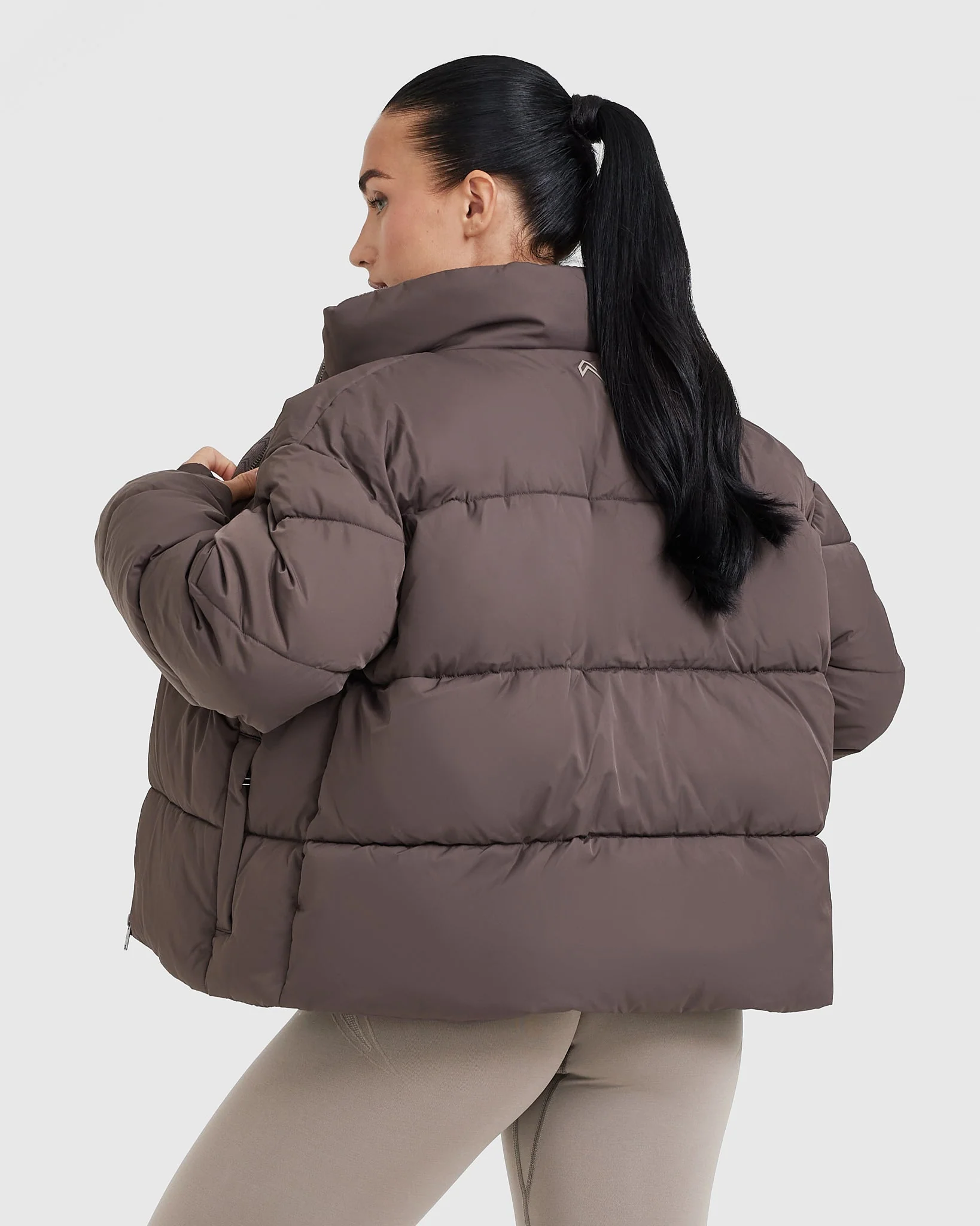 Puffer Jacket | Deep Mauve - Image 2