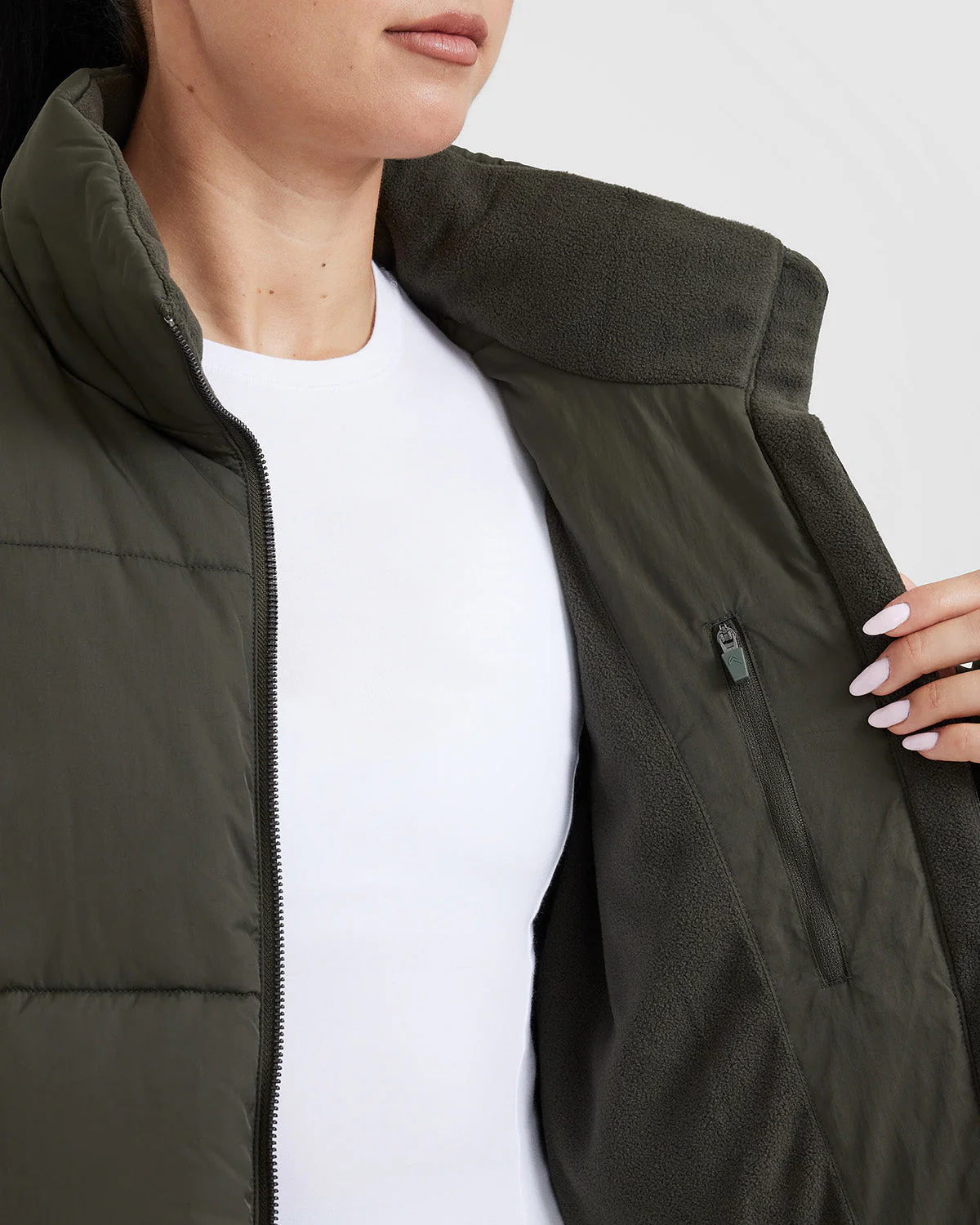 Puffer Jacket | Khaki - Image 4