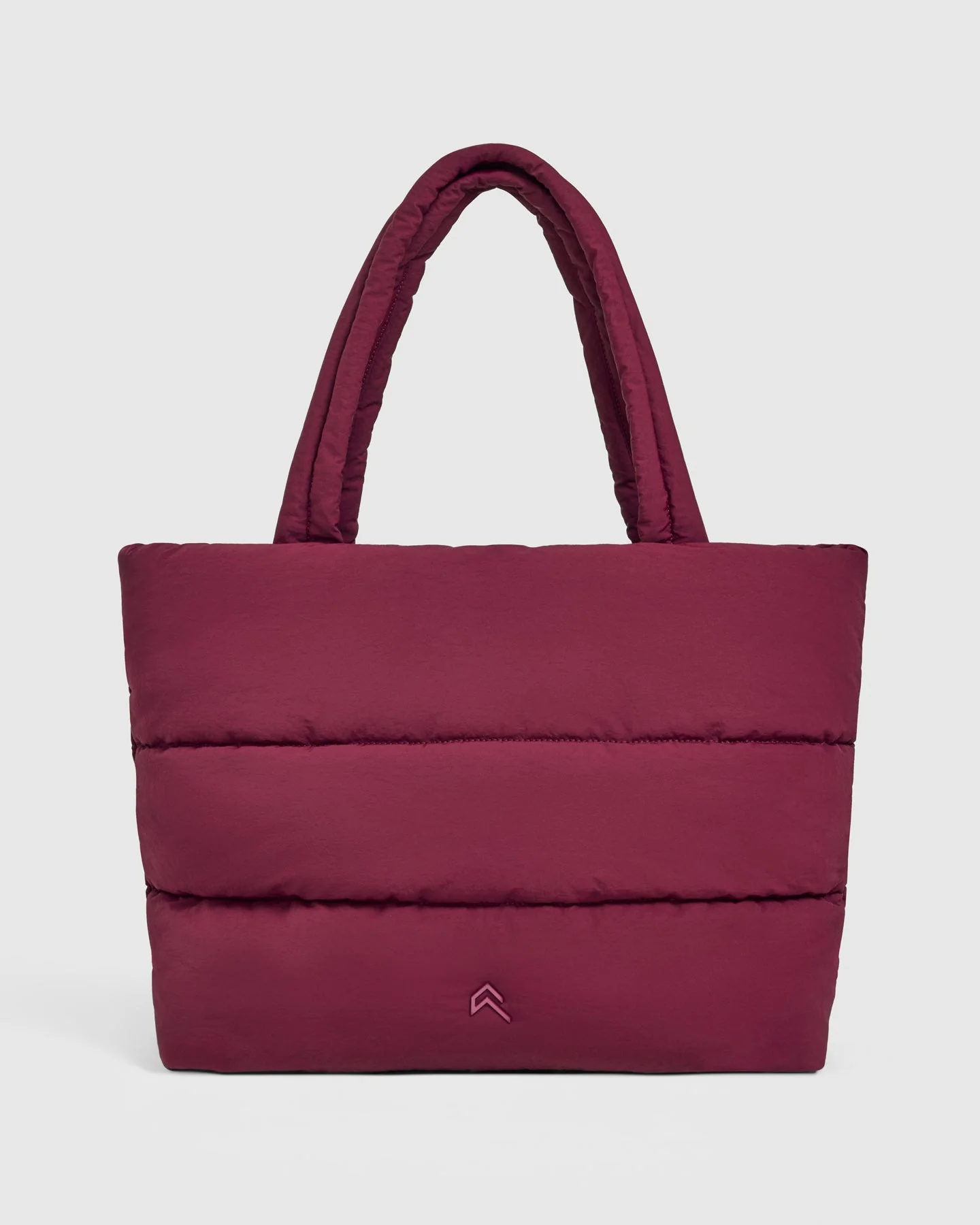 Quilted Tote Bag | Deep Cherry
