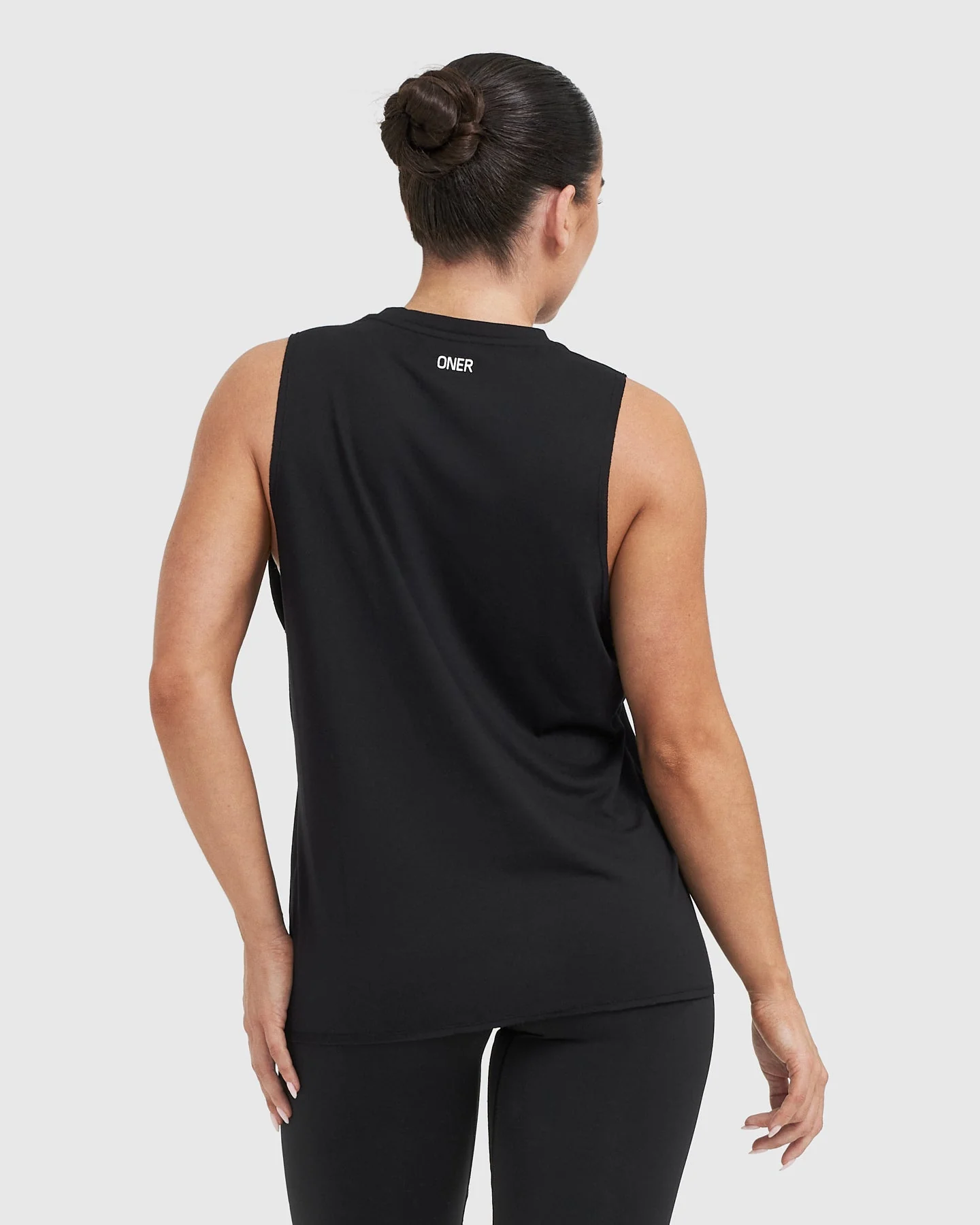 Raising The Bar Graphic Unisex Muscle Vest | Black - Image 2
