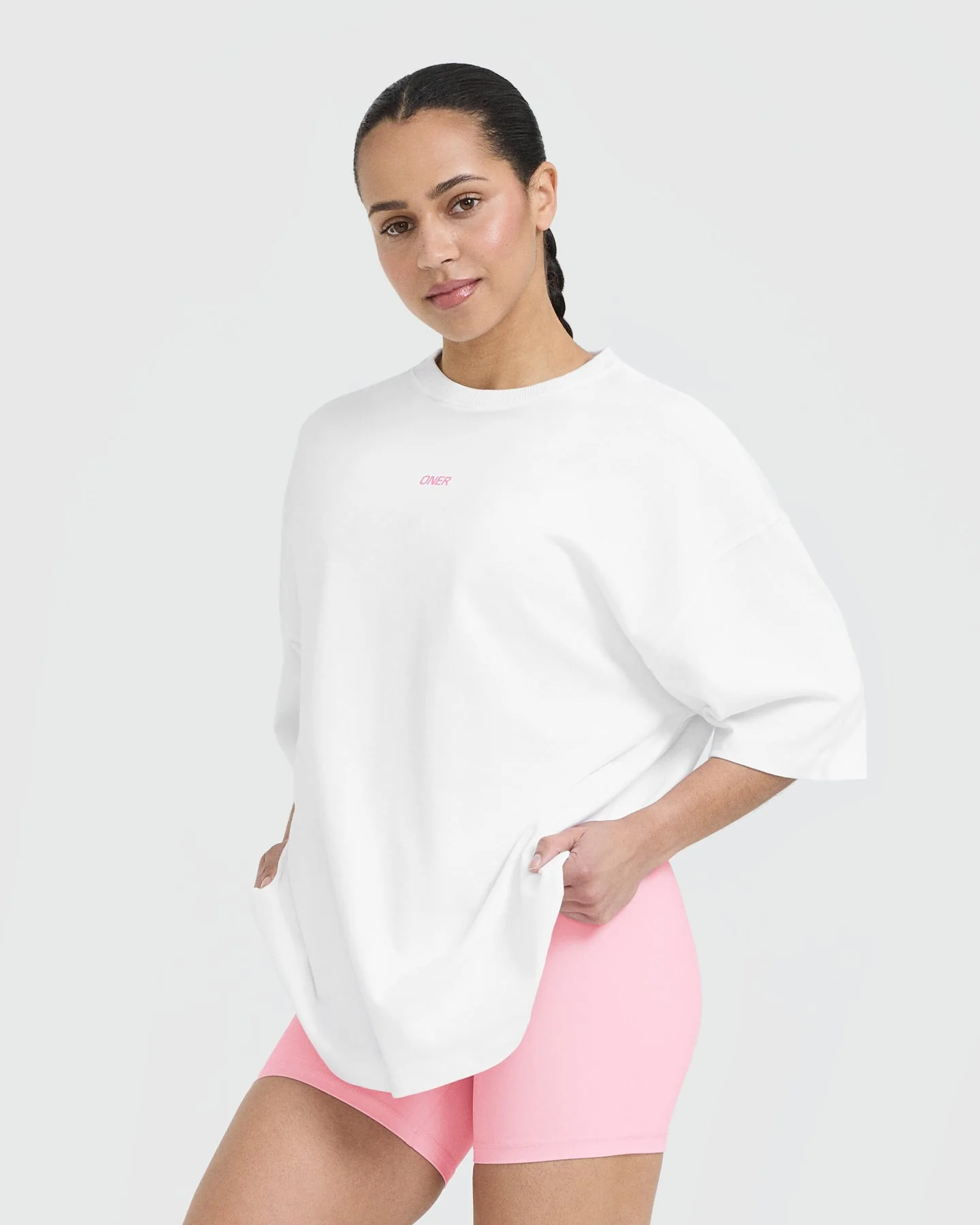 Raising The Bar Graphic Unisex T-Shirt | White - Image 3
