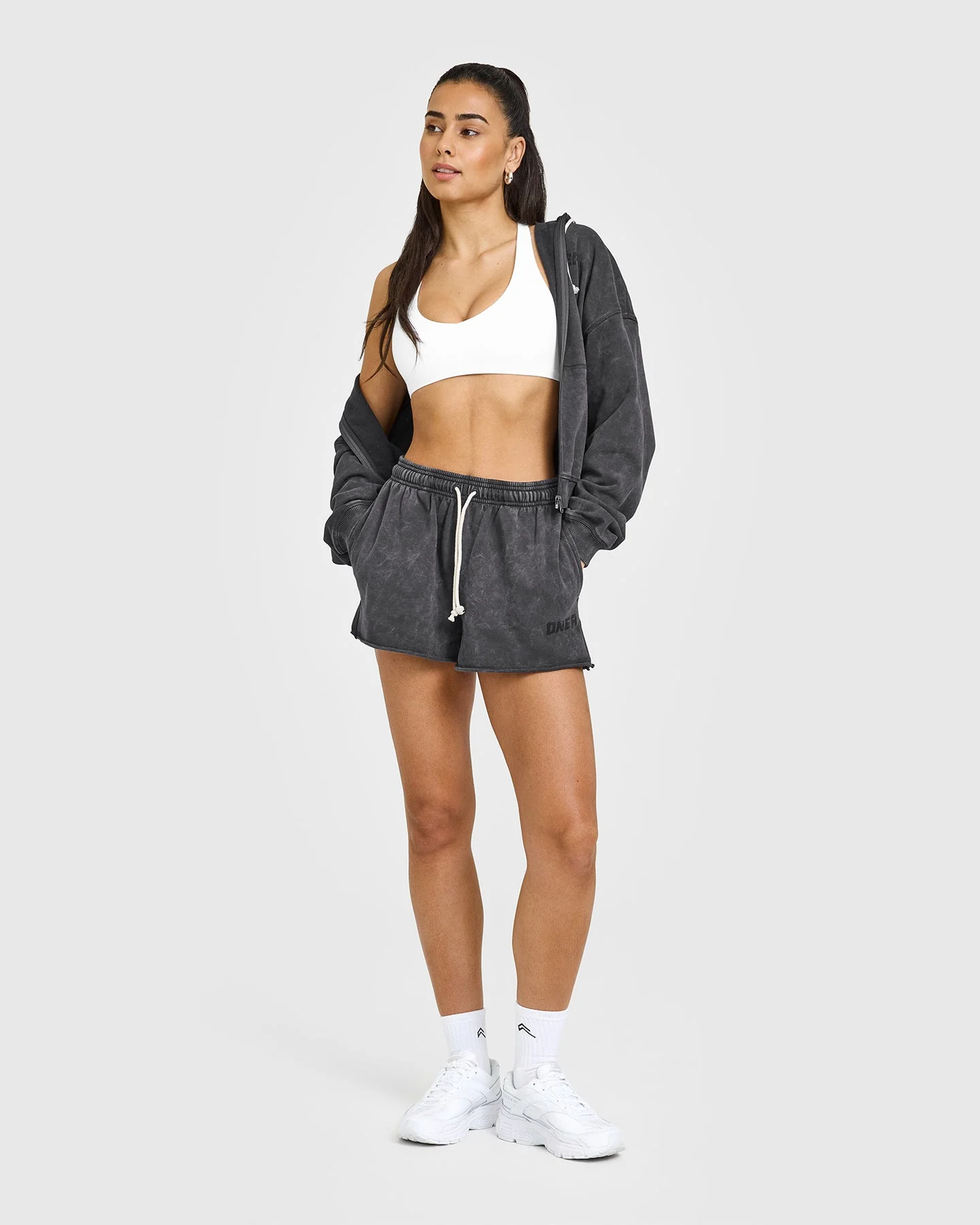 Raw Lounge Oversized Shorts | Coal - Image 3