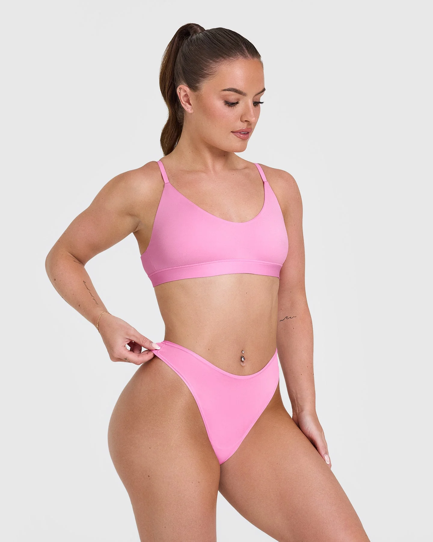 Silhouette Bralette | Power Pink