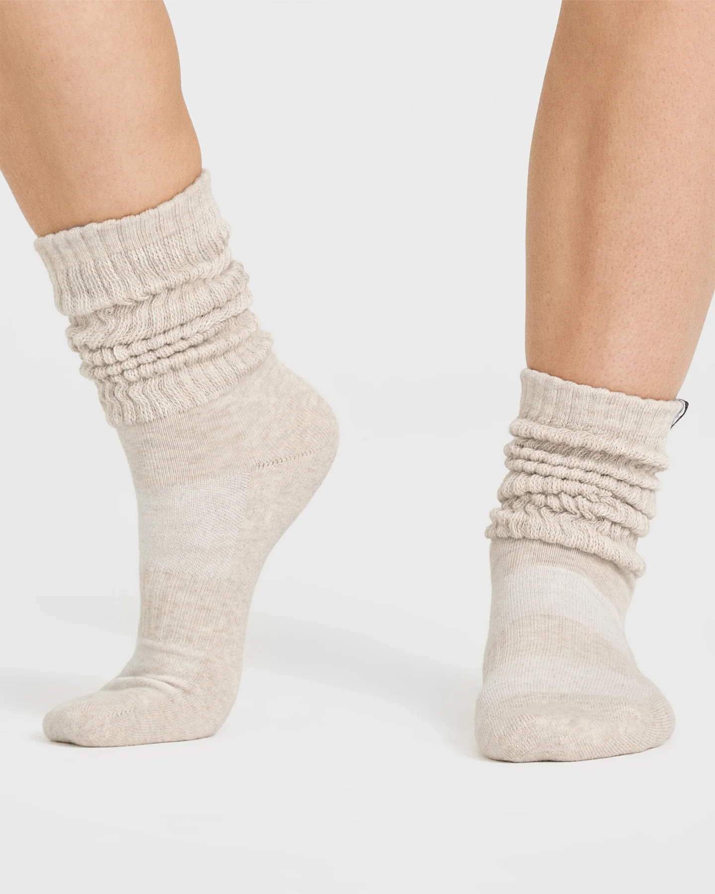 Slouchy Socks 3 Pack | Alpine Green/Sand/Grey - Image 5