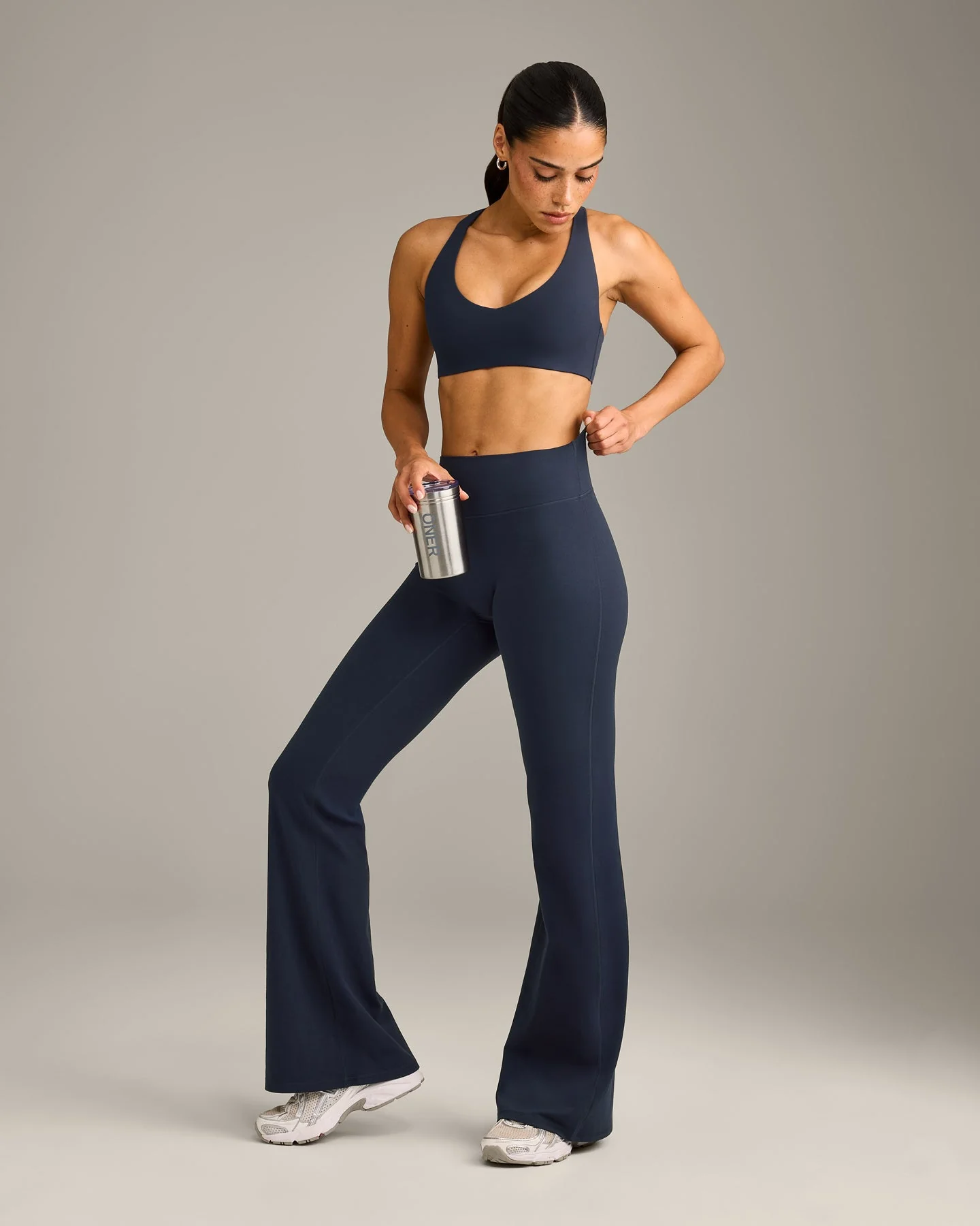 SoftMotion™ Bralette with Grey Logo | True Blue - Image 3