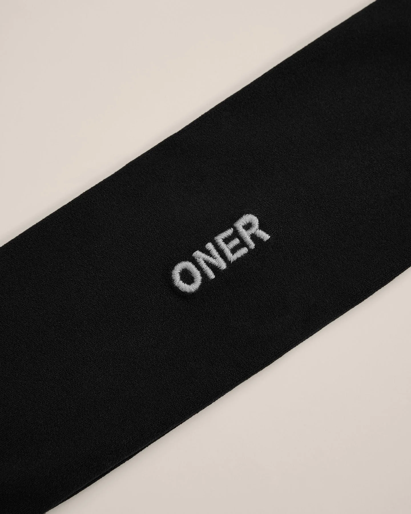SoftMotion™ Headband with Grey Logo | Black - Image 6