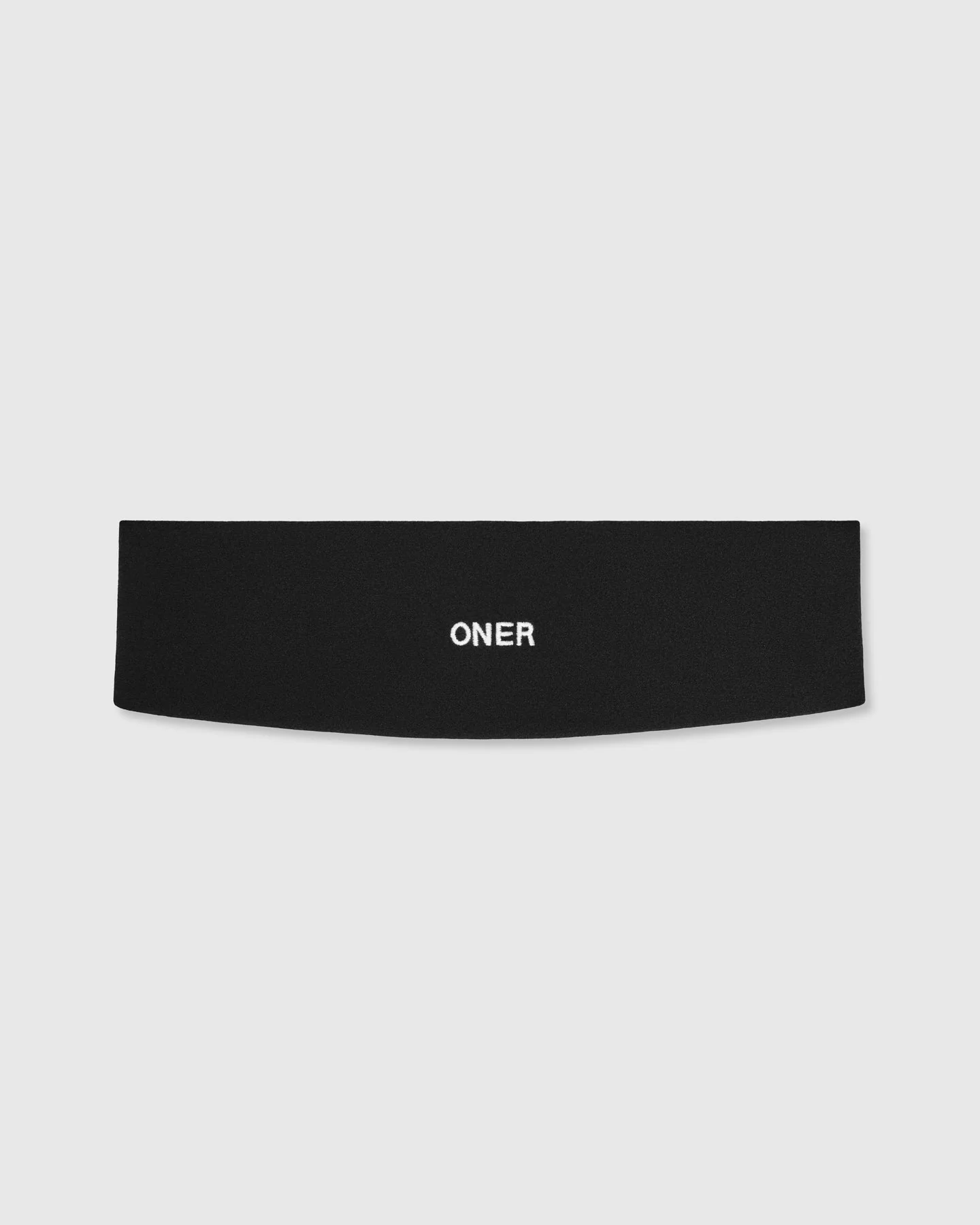 SoftMotion™ Headband with White Logo | Black - Image 2