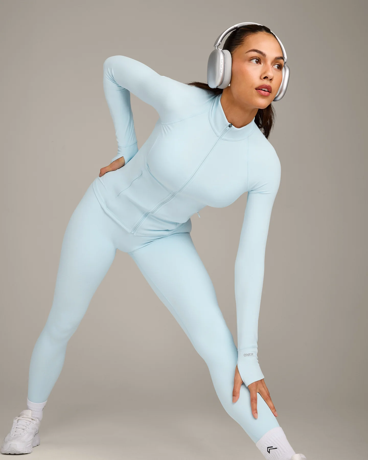 SoftMotion™ Jacket with Grey Logo | Cloud Blue - Image 3