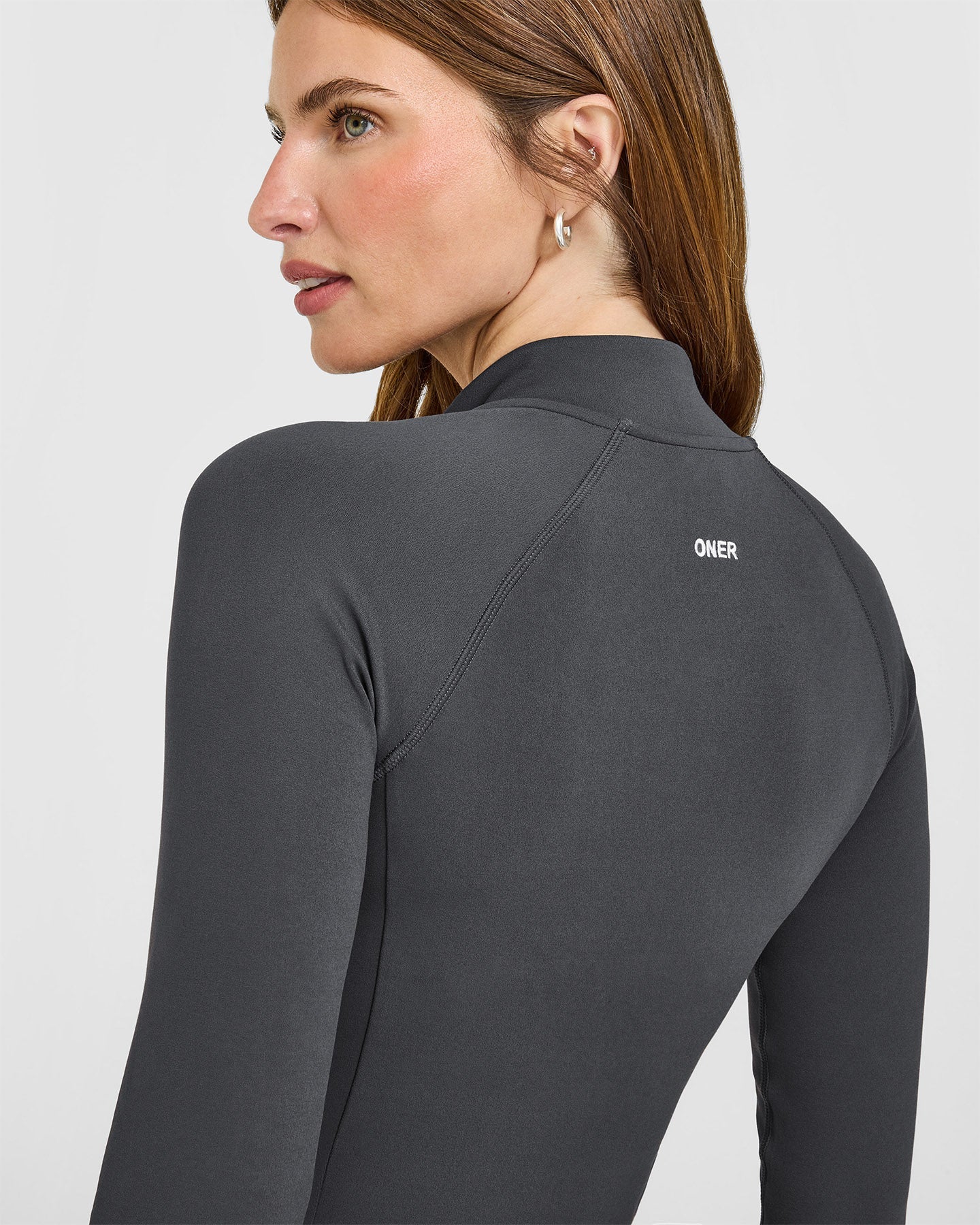 SoftMotion™ Jacket with White Logo | Coal - Image 5