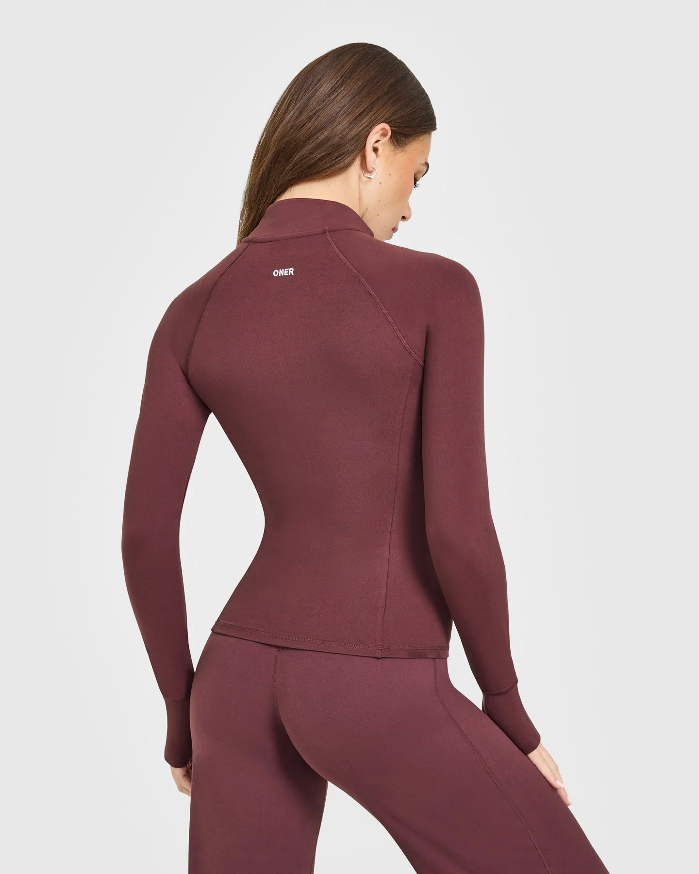 SoftMotion™ Jacket with White Logo | Velvet Mocha - Image 4