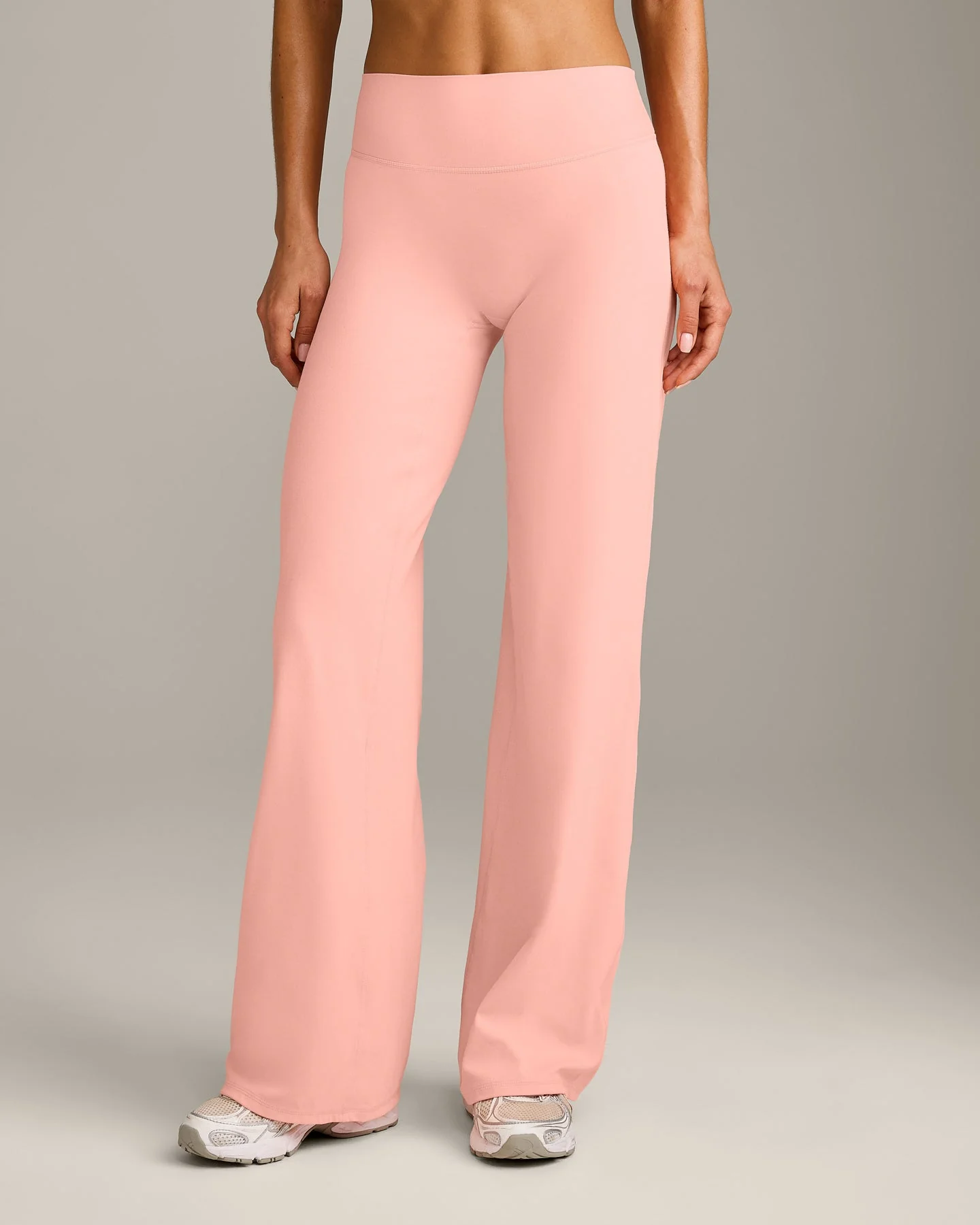 SoftMotion™ Straight Leg Bottoms with Grey Logo | Peach Orange - Image 6