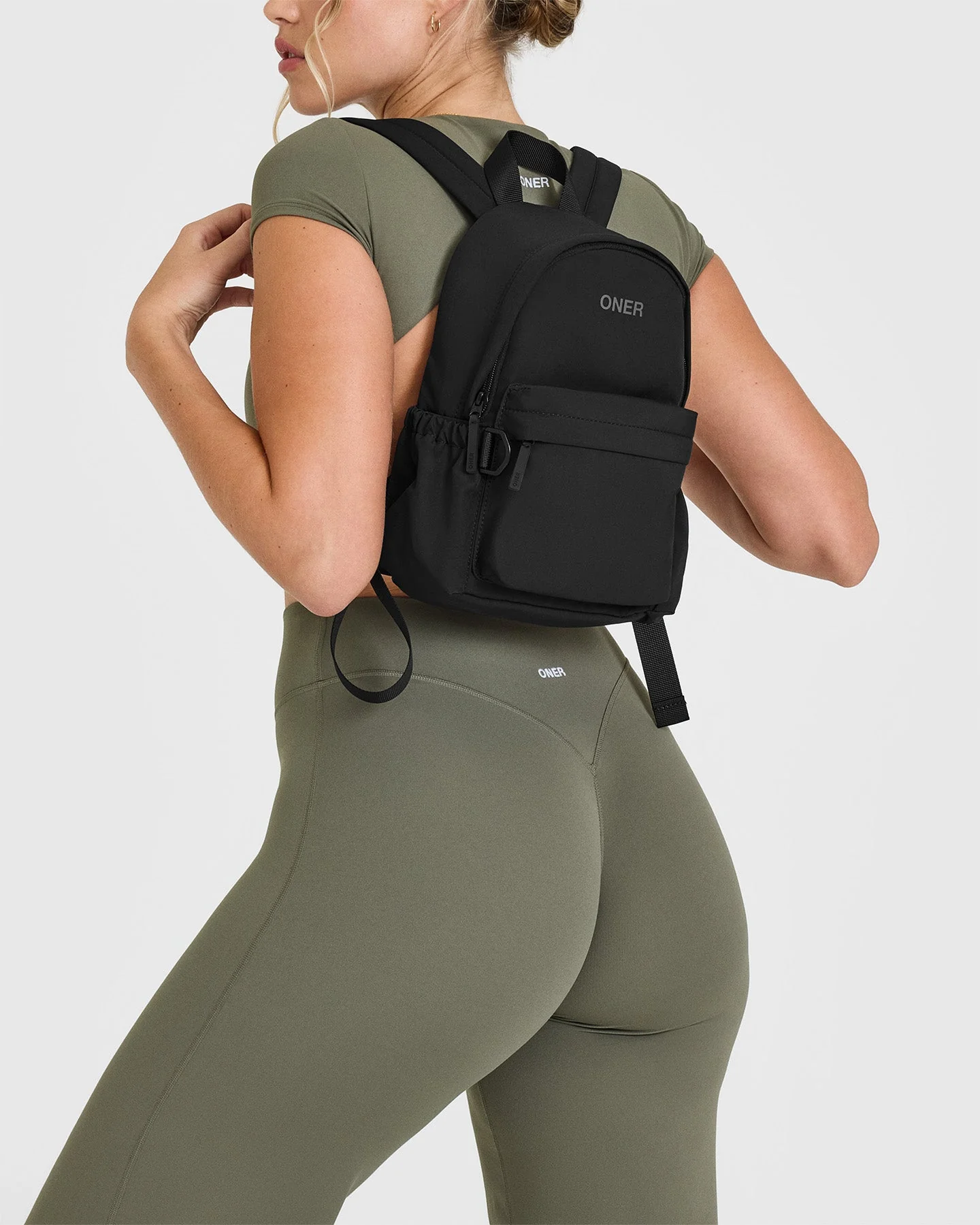 SoftMotion™ Straight Leg Bottoms with White Logo | Alpine Green - Image 6