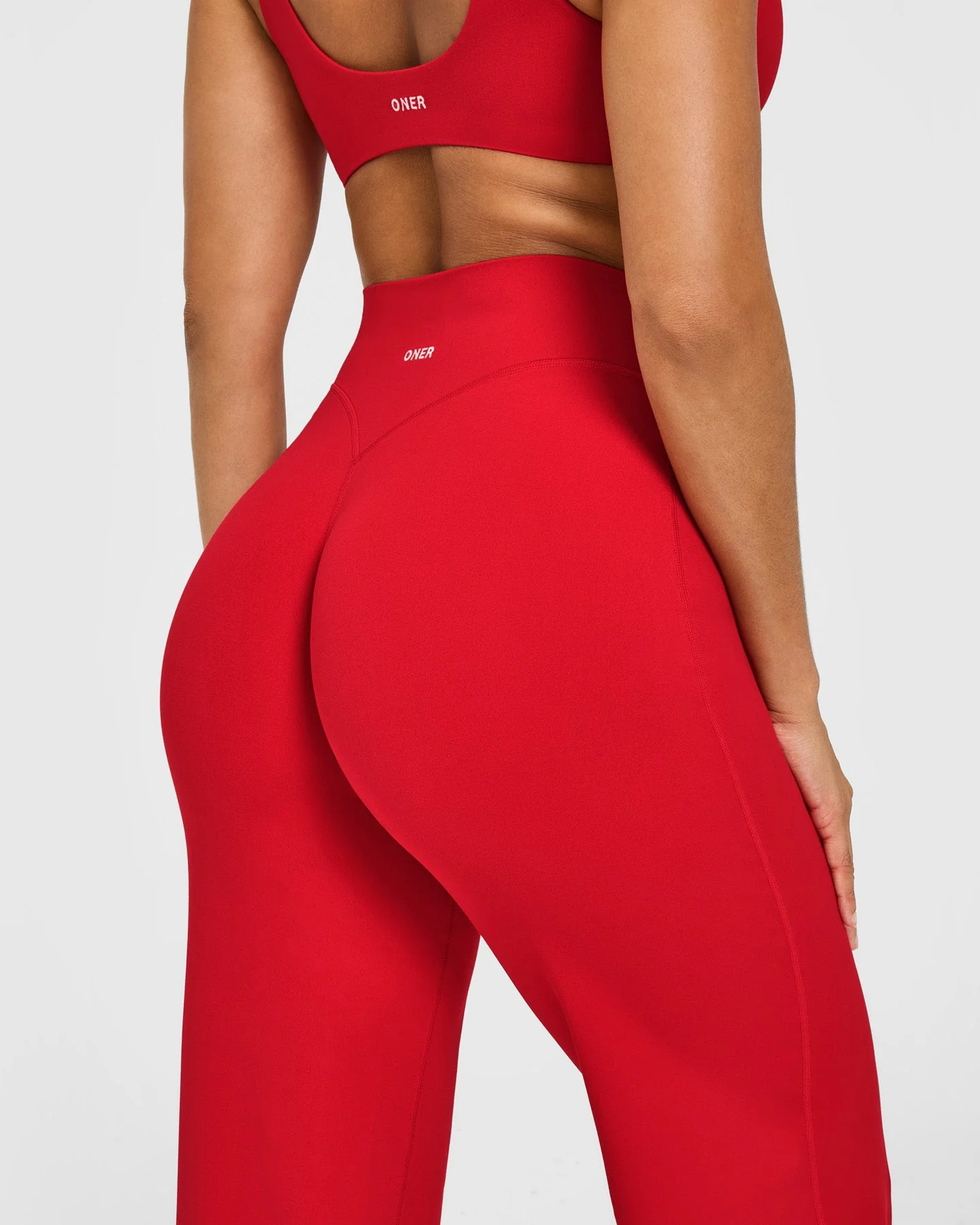 SoftMotion™ Straight Leg Bottoms with White Logo | Light Toasted Red - Image 4