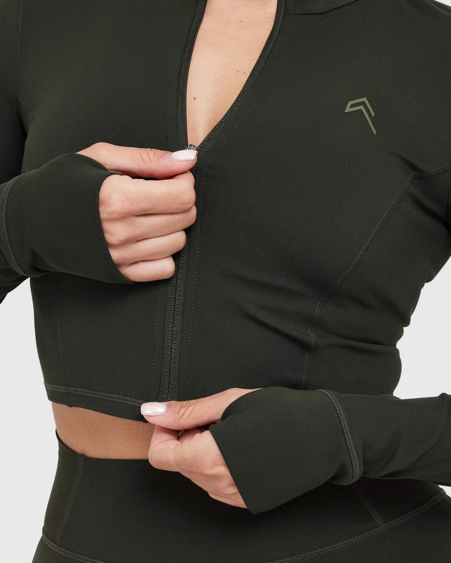 Timeless Crop Jacket | Khaki - Image 3