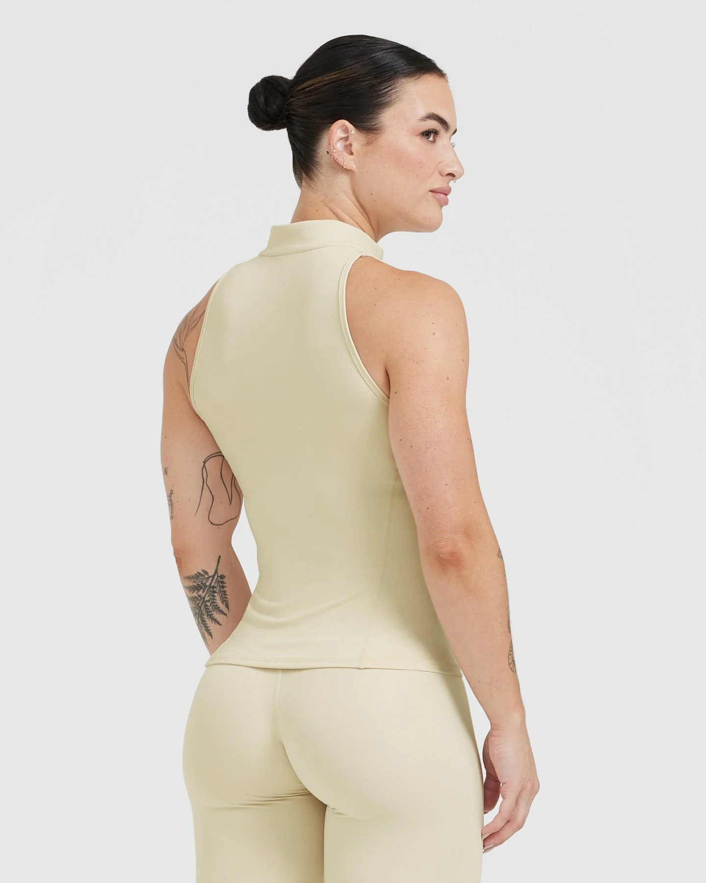 Timeless Half Zip Tank | Vanilla - Image 2