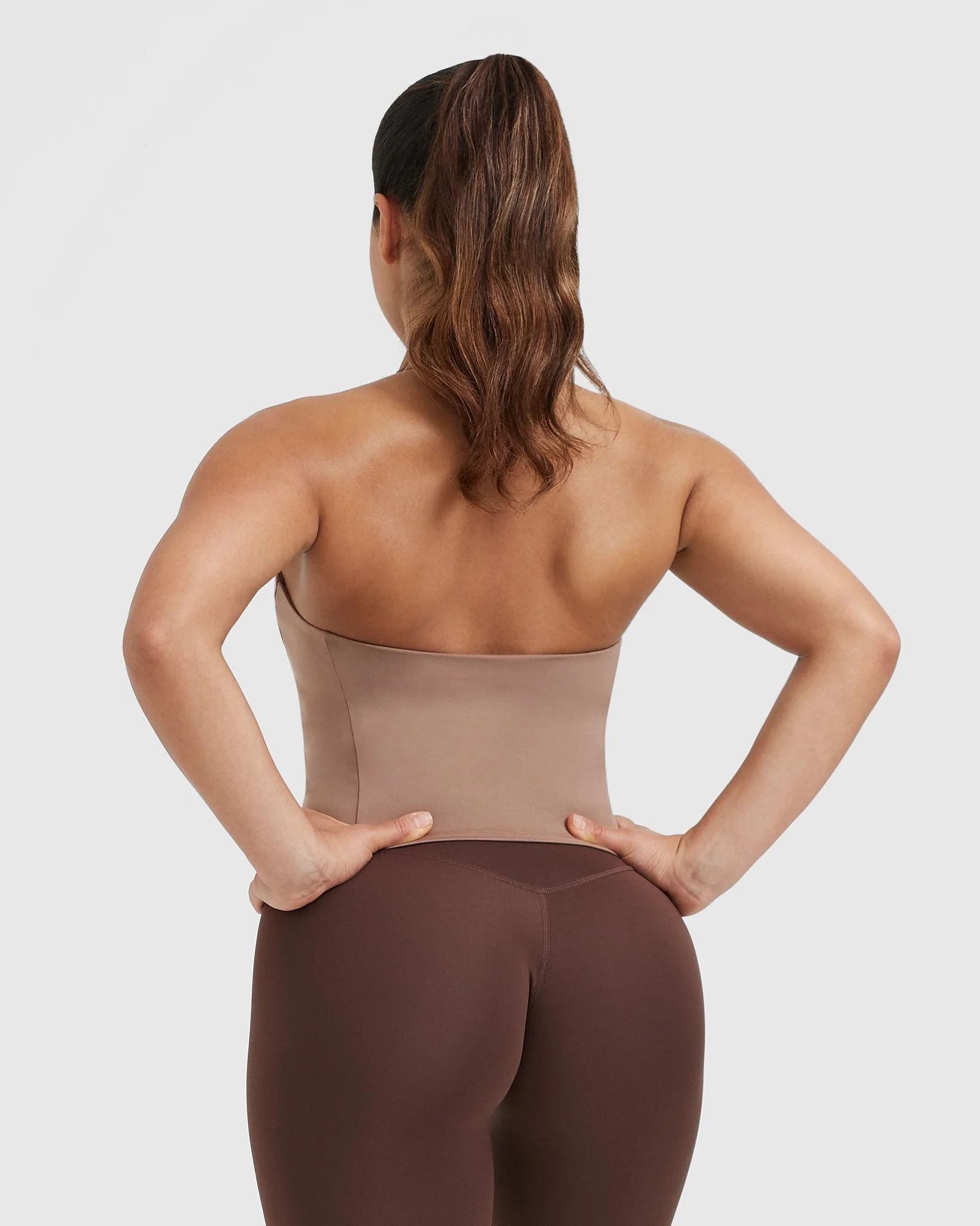 Timeless Halter Neck Mid Vest | Deep Walnut - Image 2