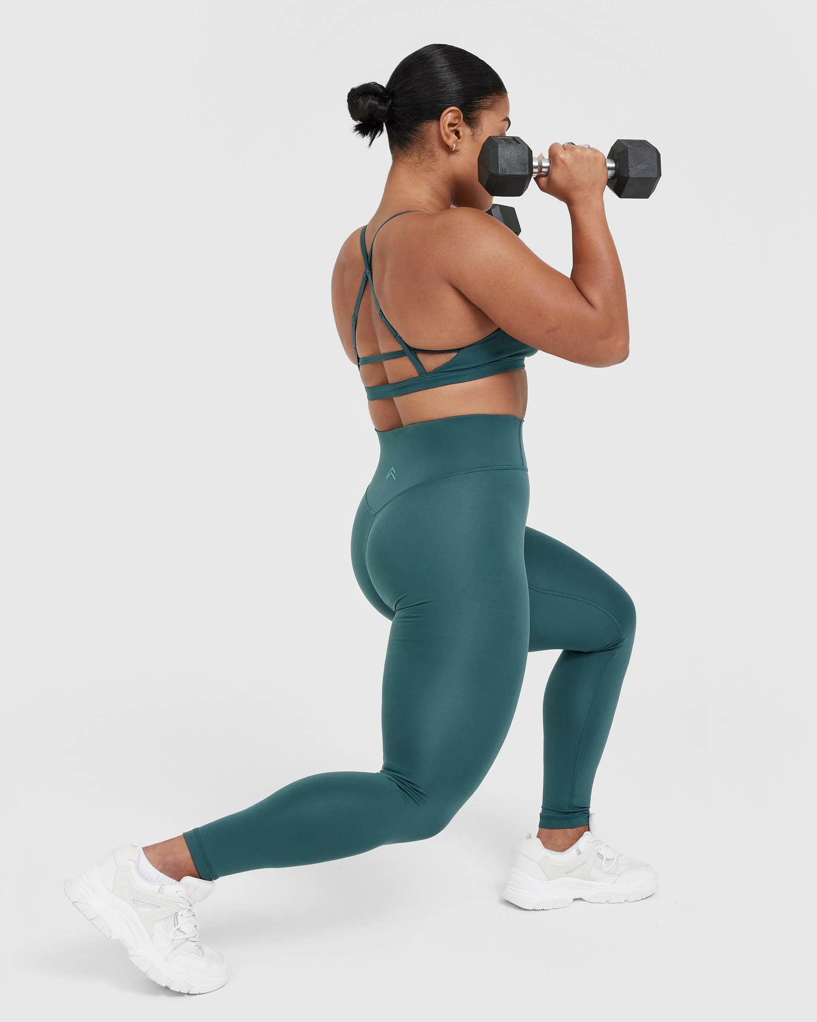 Timeless High Waisted Leggings | Marine Teal - Image 6