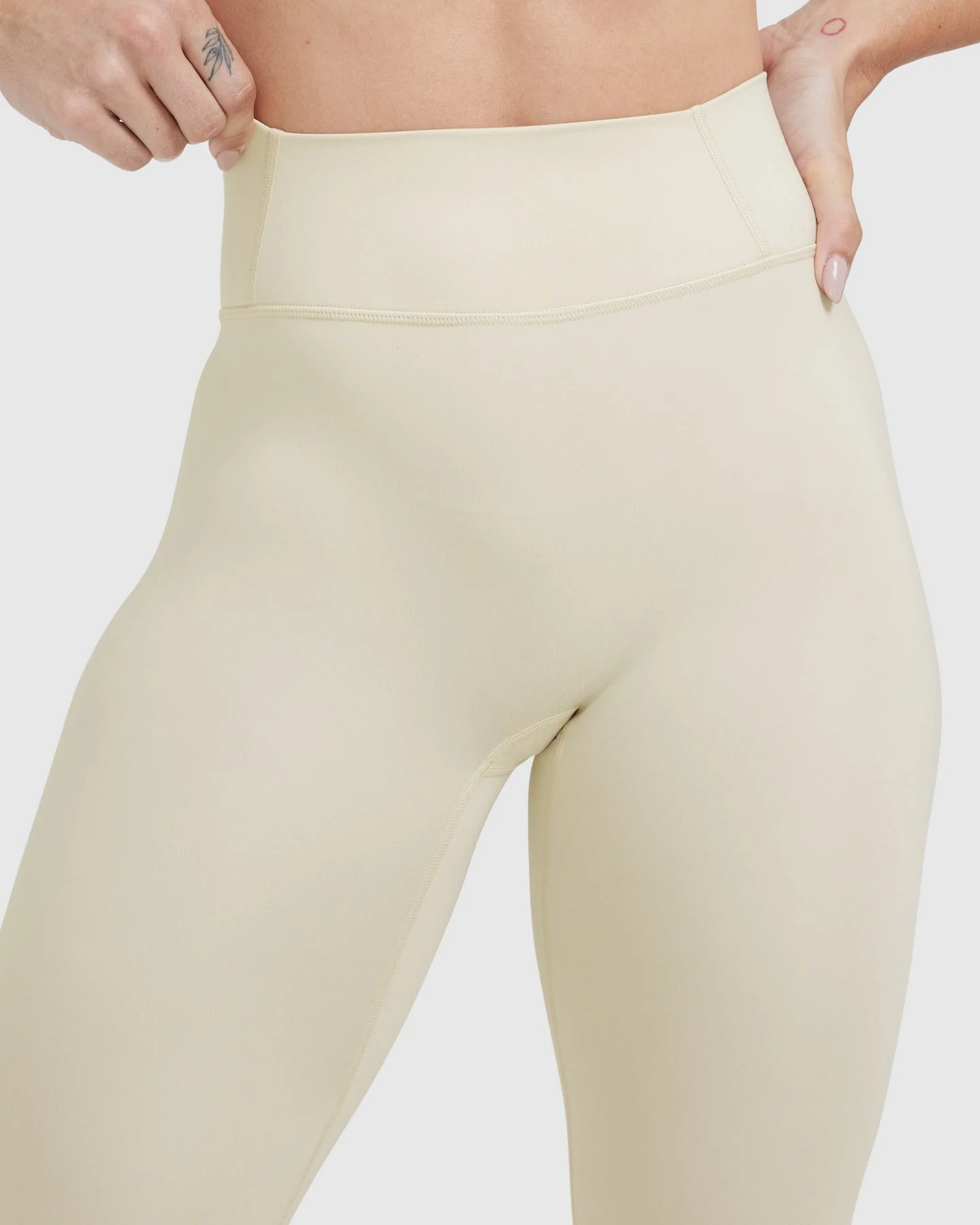 Timeless High Waisted Leggings | Vanilla - Image 4