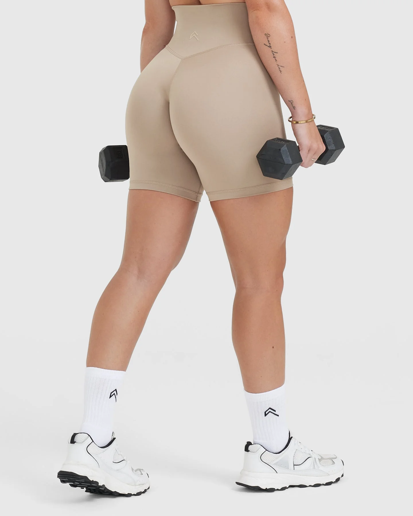 Timeless High Waisted Shorts 6" | Sandstone - Image 3