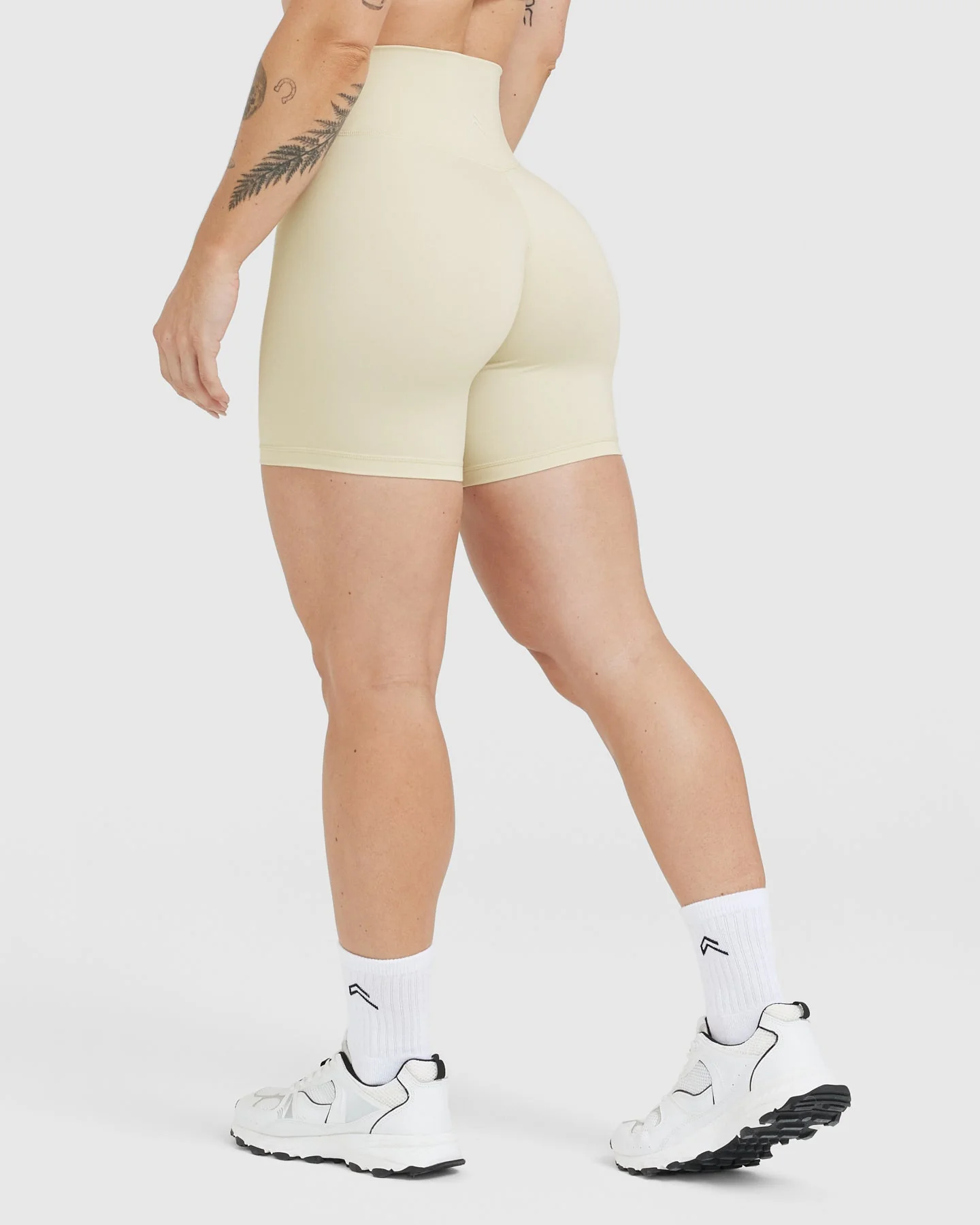 Timeless High Waisted Shorts 6" | Vanilla - Image 2