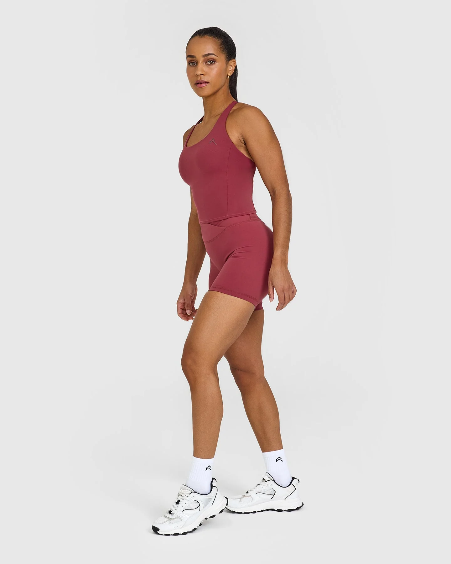 Timeless Square Neck Mid Vest | Burnt Cherry - Image 3