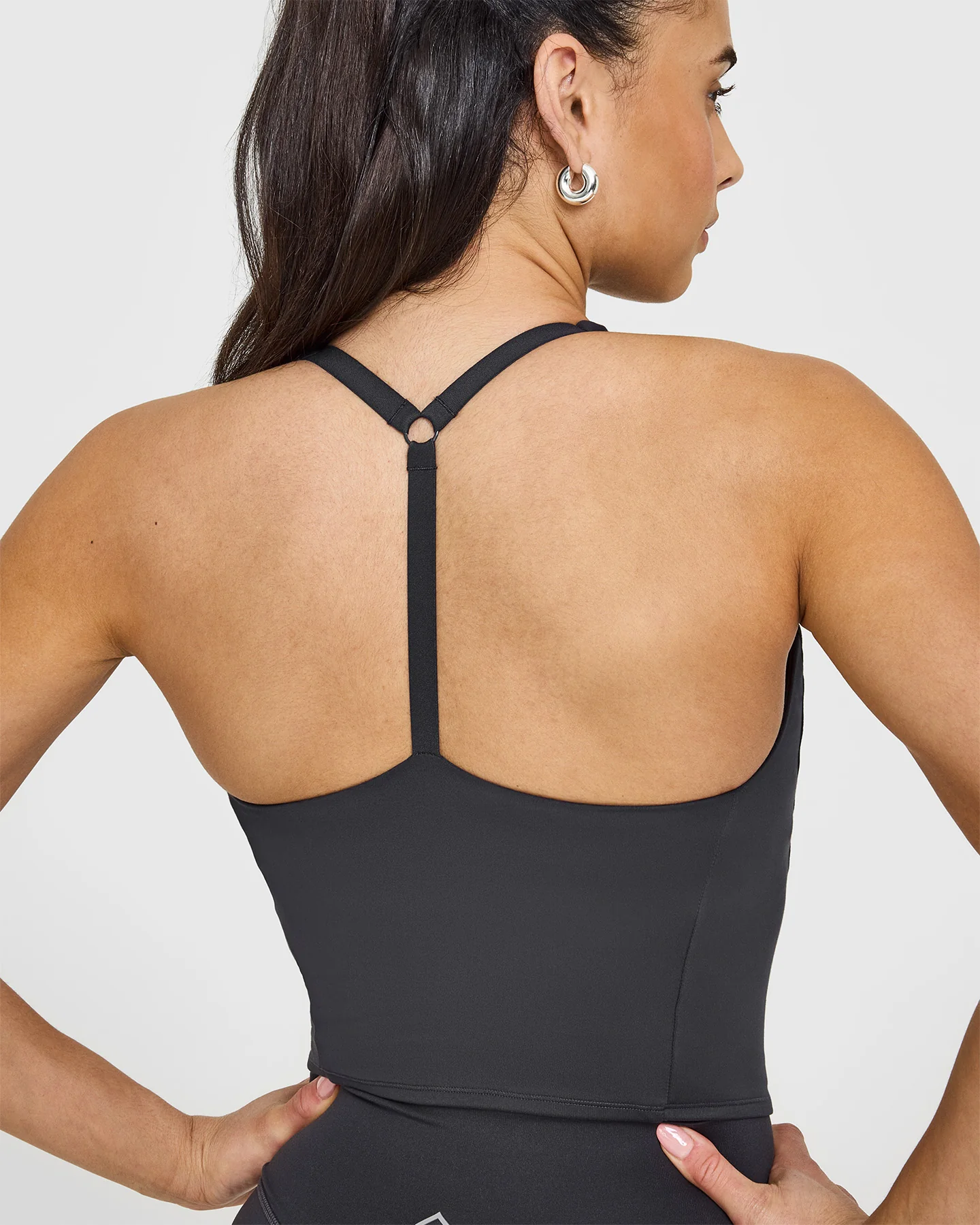 Timeless Square Neck Mid Vest | Coal - Image 4