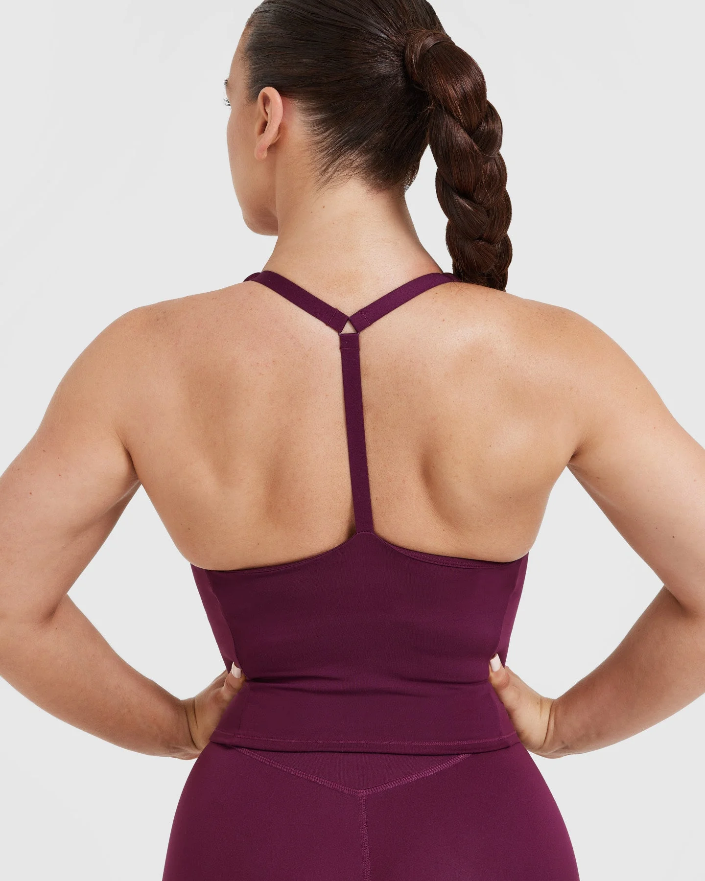 Timeless Square Neck Mid Vest | Ripe Fig - Image 5