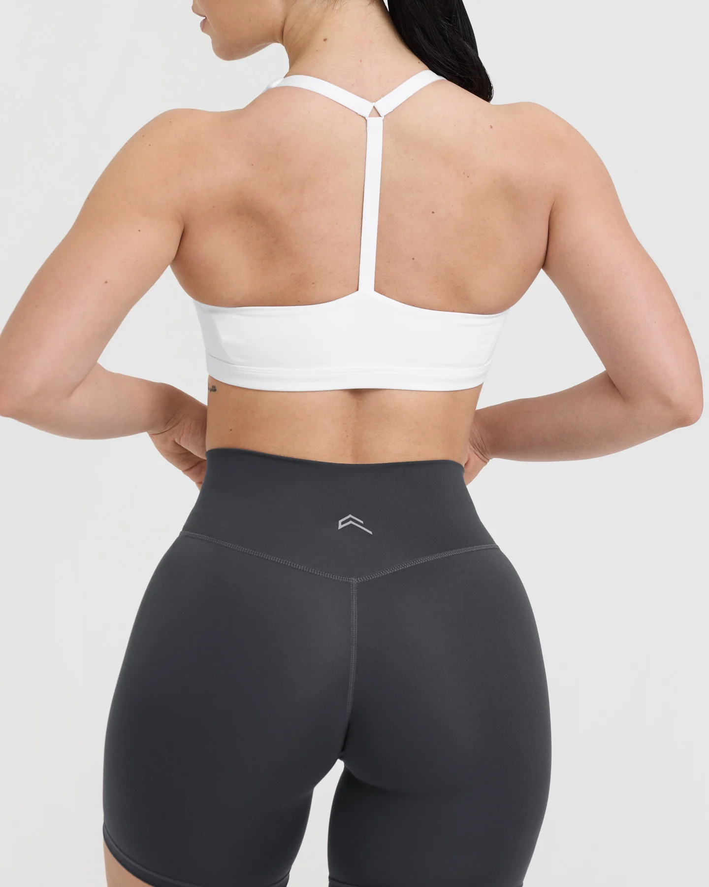 Timeless Square Neck Sports Bra | White - Image 5