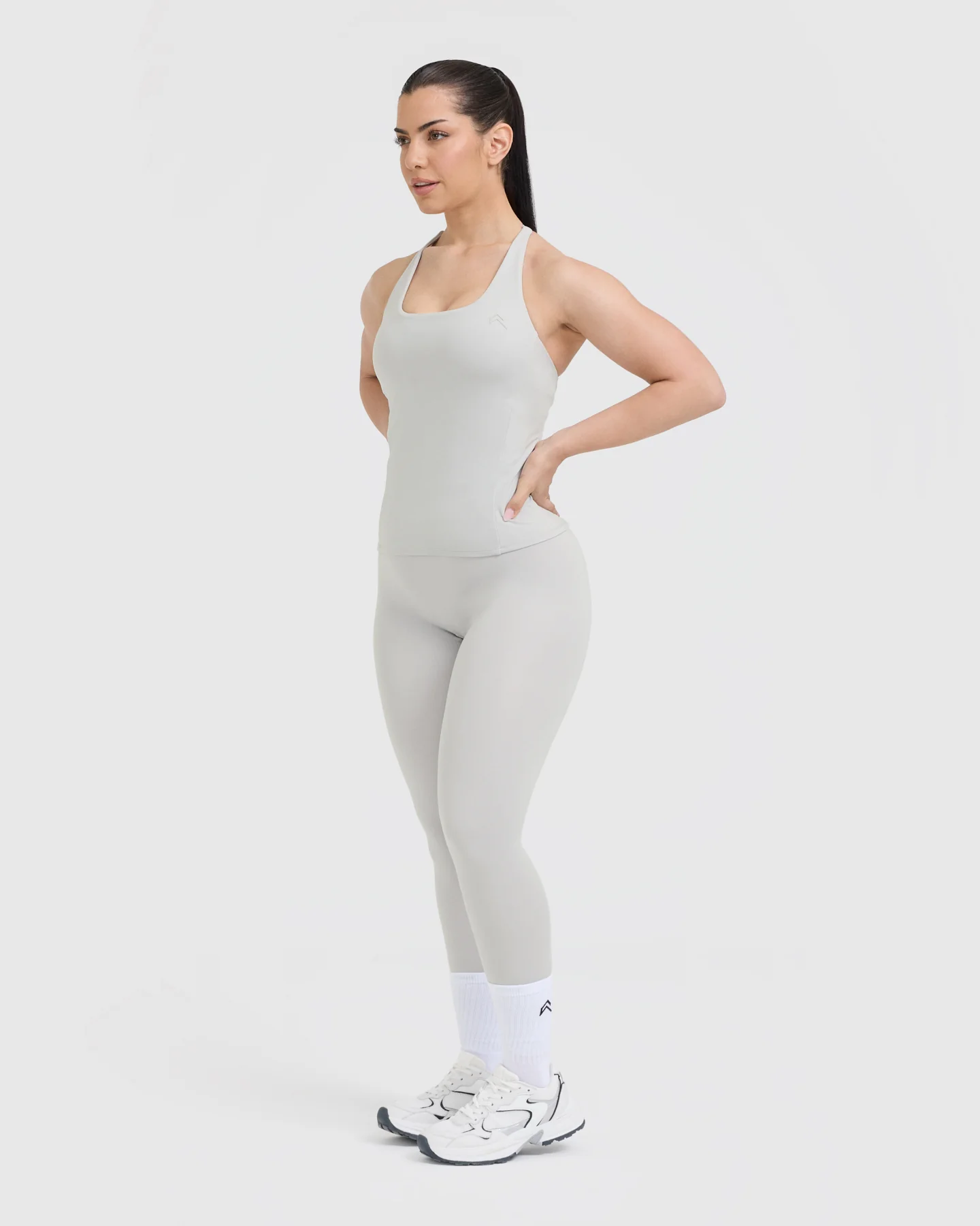 Timeless Square Neck Vest | Light Grey - Image 3