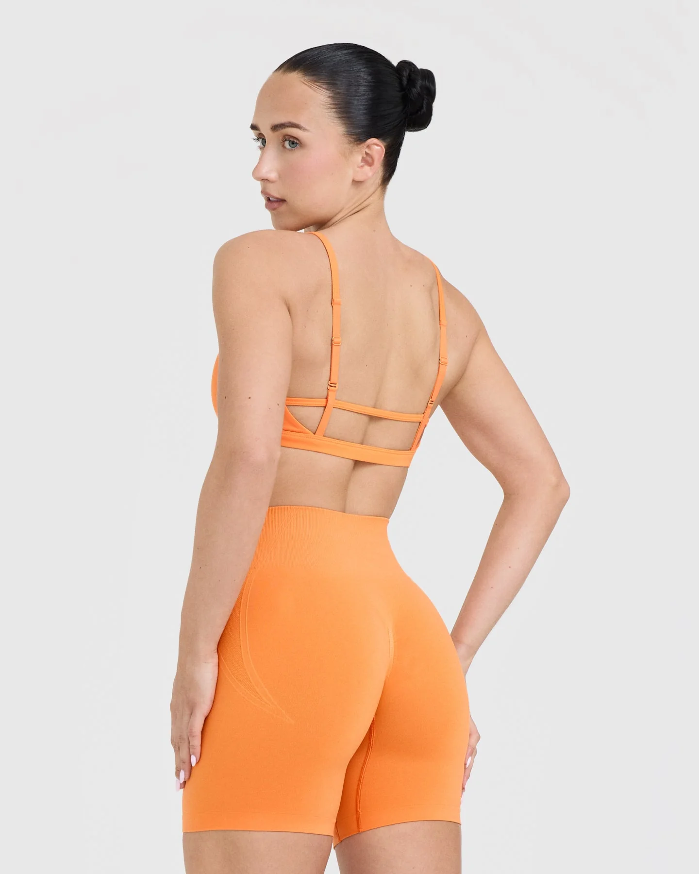Timeless Strappy Bralette | Apricot Orange - Image 2