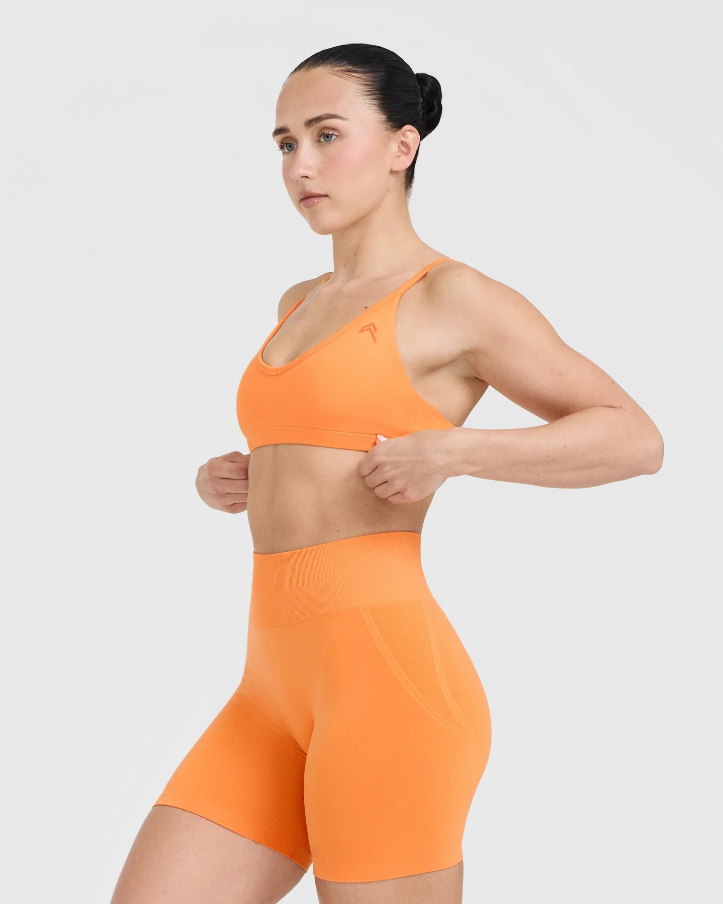 Timeless Strappy Bralette | Apricot Orange - Image 3