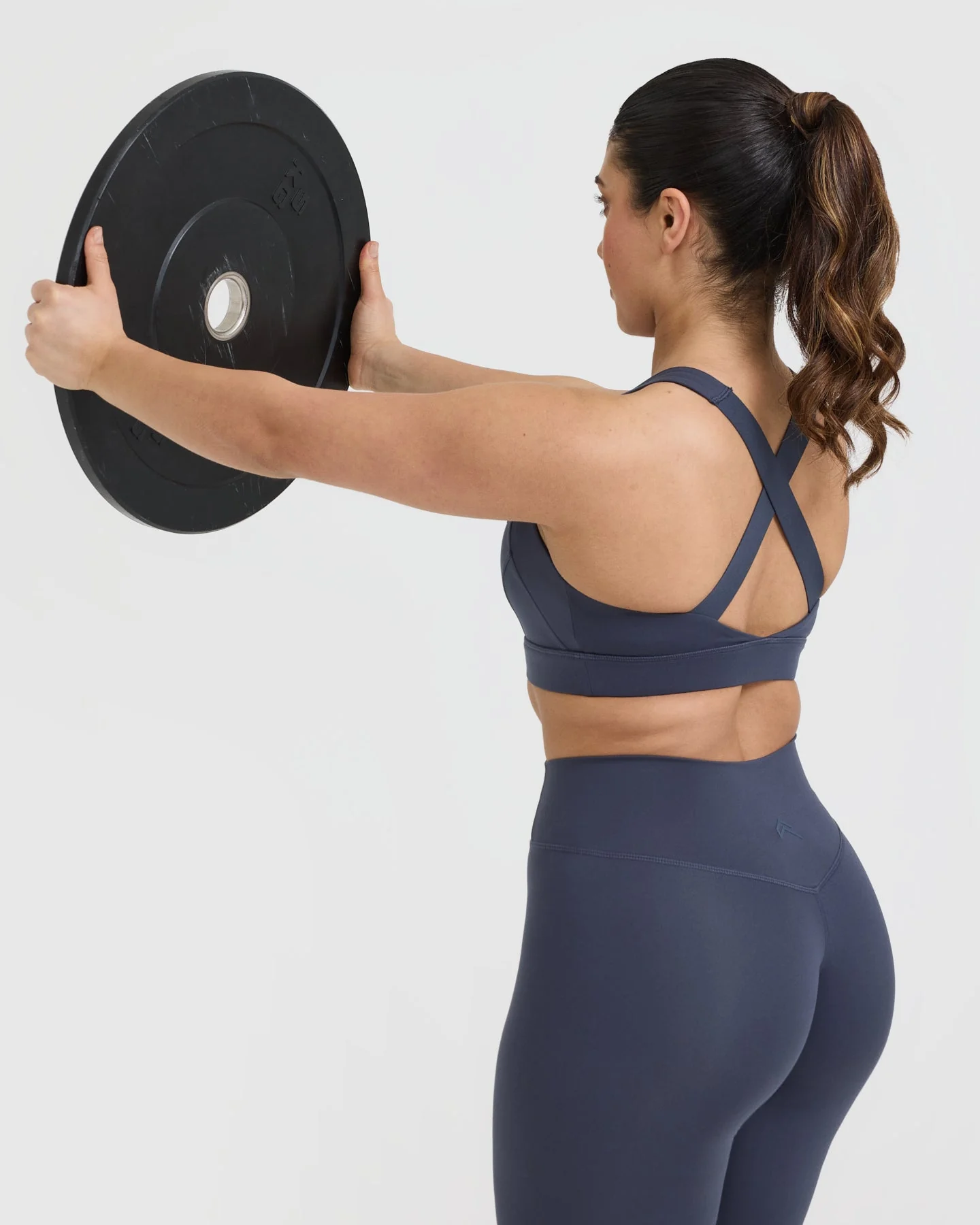 Timeless Wide Strap Sports Bra | True Blue - Image 6