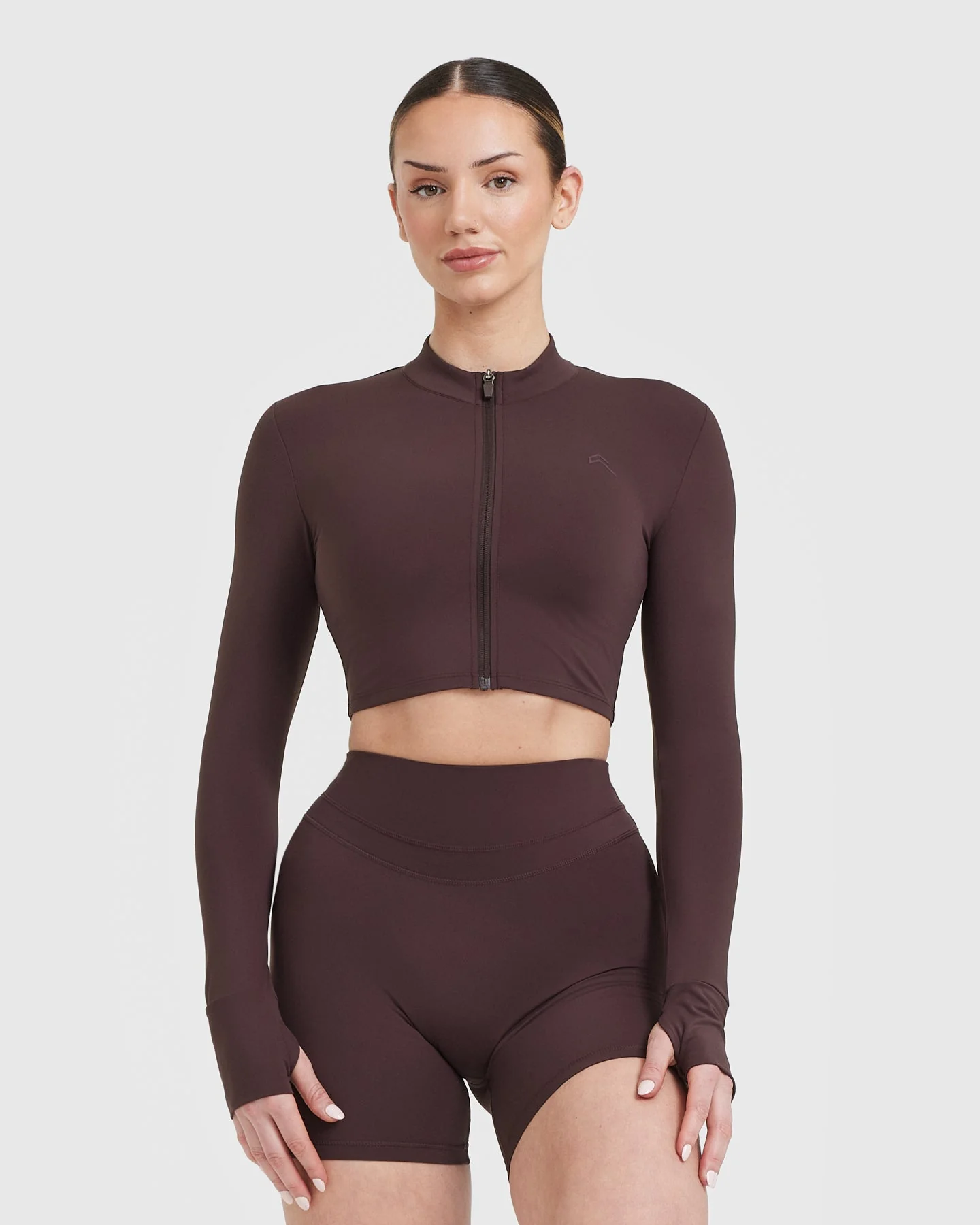 UnifiedMove™ Crop Jacket | Plum Brown