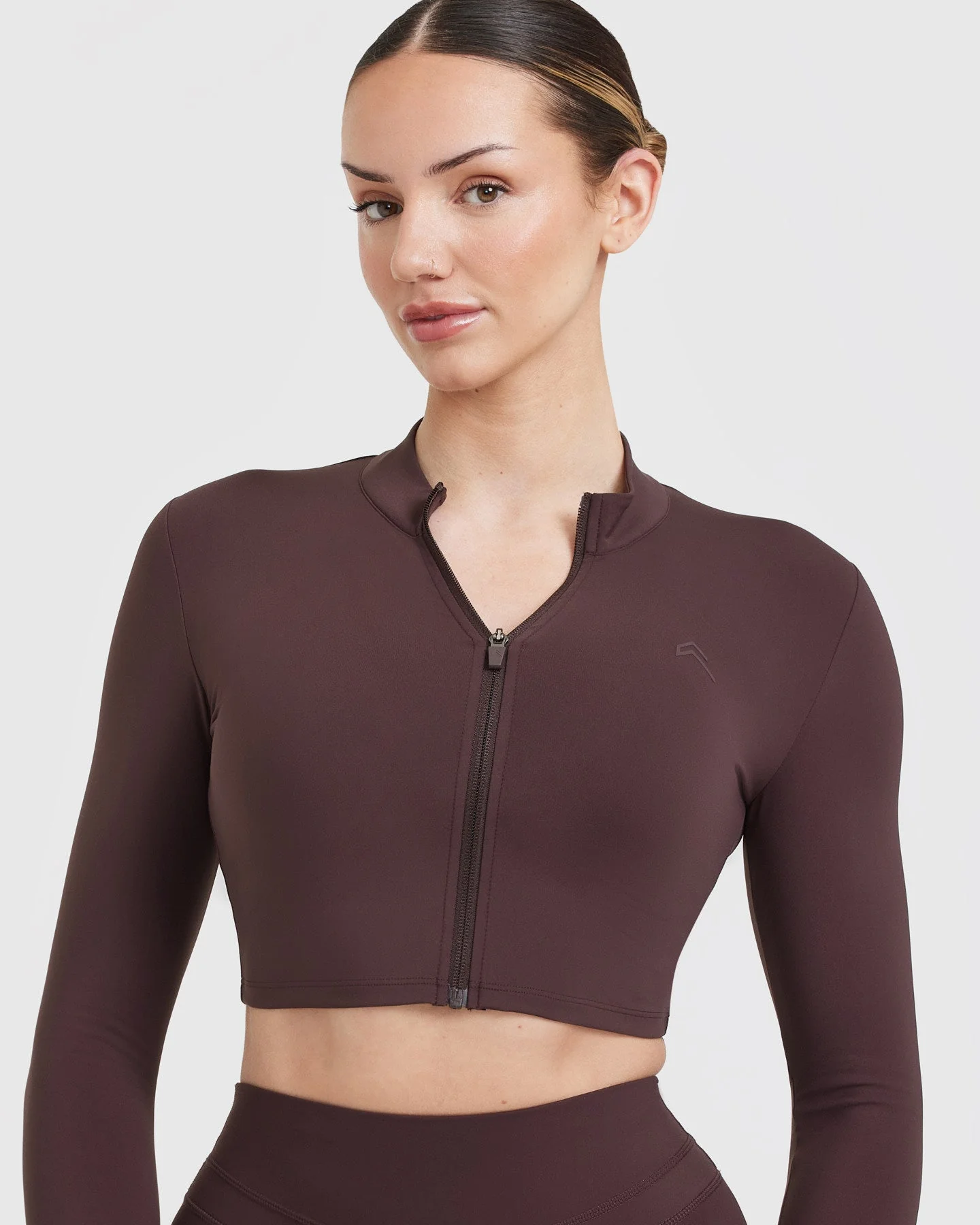UnifiedMove™ Crop Jacket | Plum Brown - Image 4