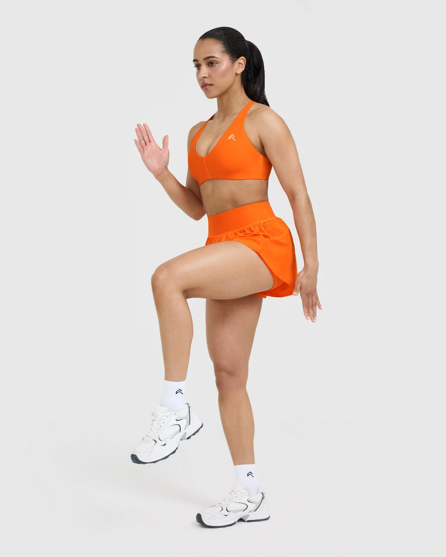 UnifiedMove™ Double Layer Shorts 5" | Flame Orange - Image 5