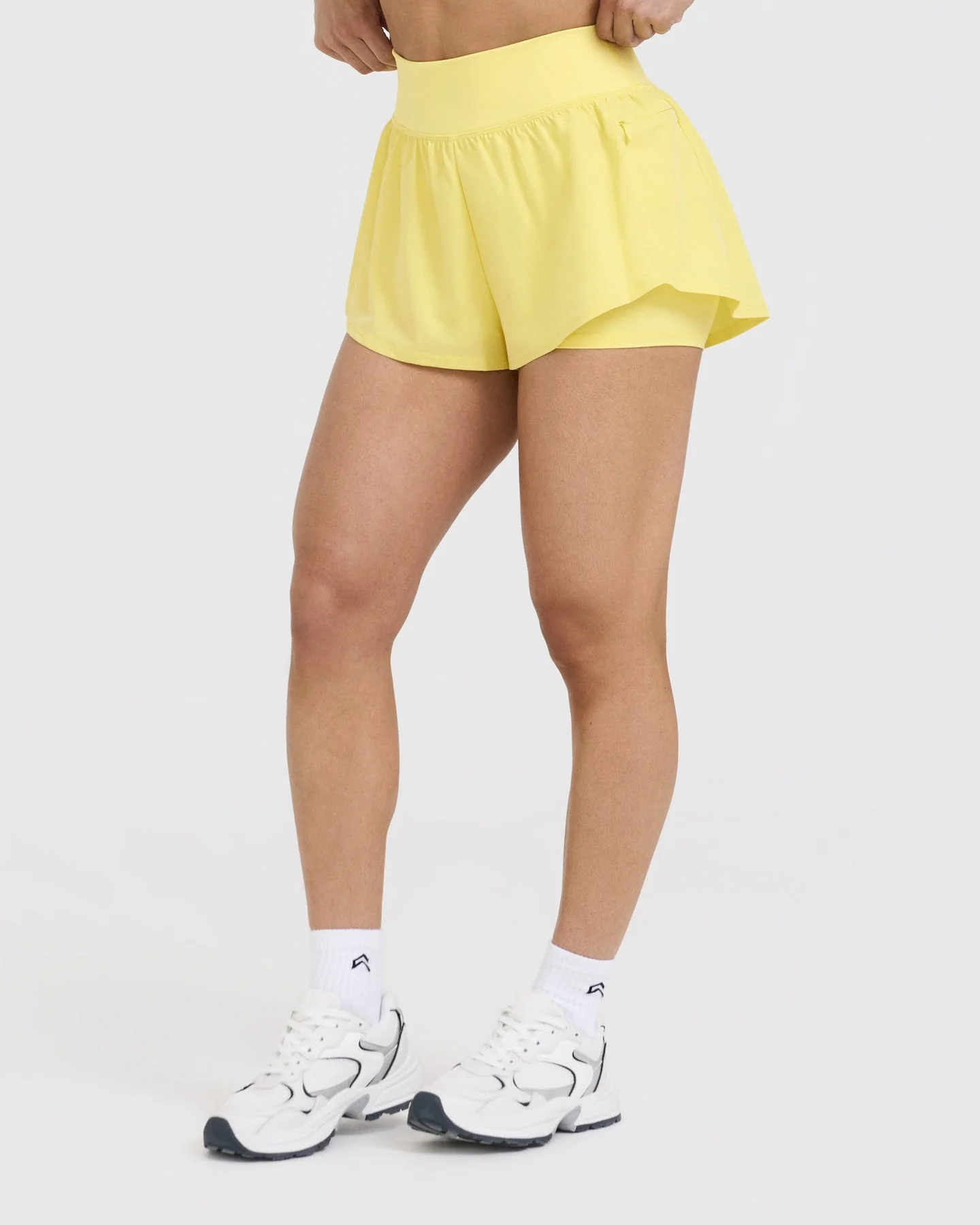 UnifiedMove™ Double Layer Shorts 5" | Lemon Yellow - Image 3