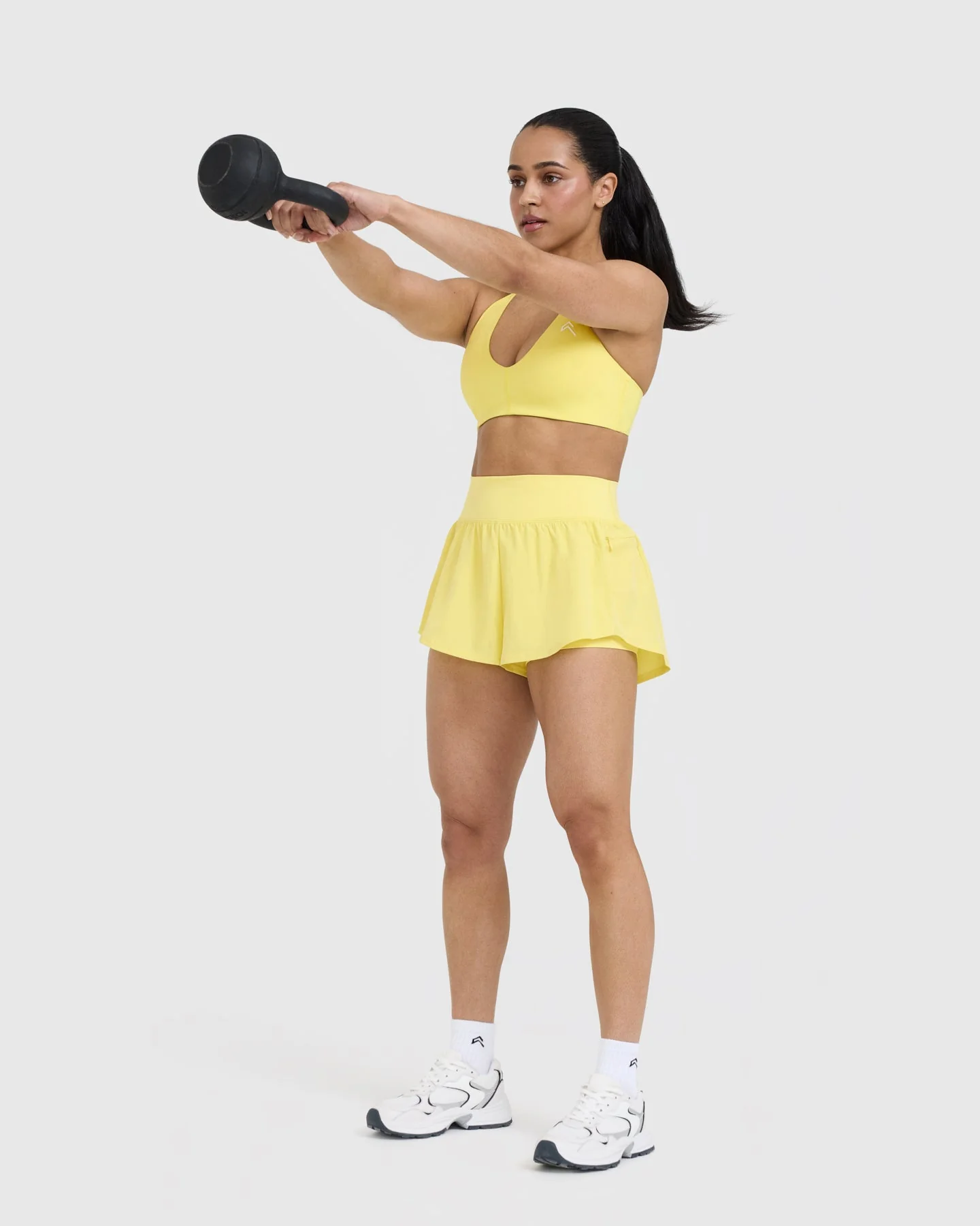 UnifiedMove™ Double Layer Shorts 5" | Lemon Yellow - Image 6