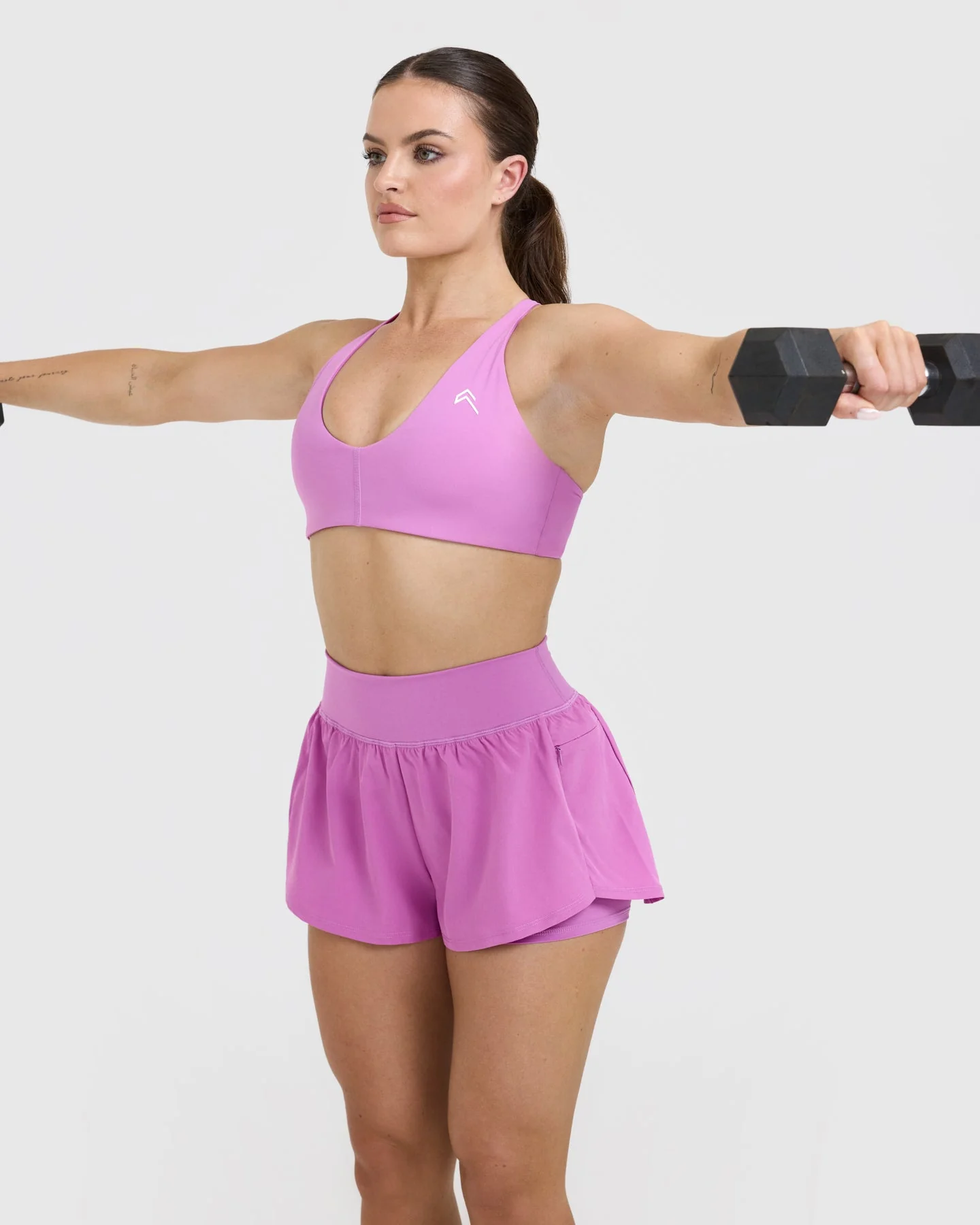 UnifiedMove™ Double Layer Shorts 5" | Orchid Purple - Image 6
