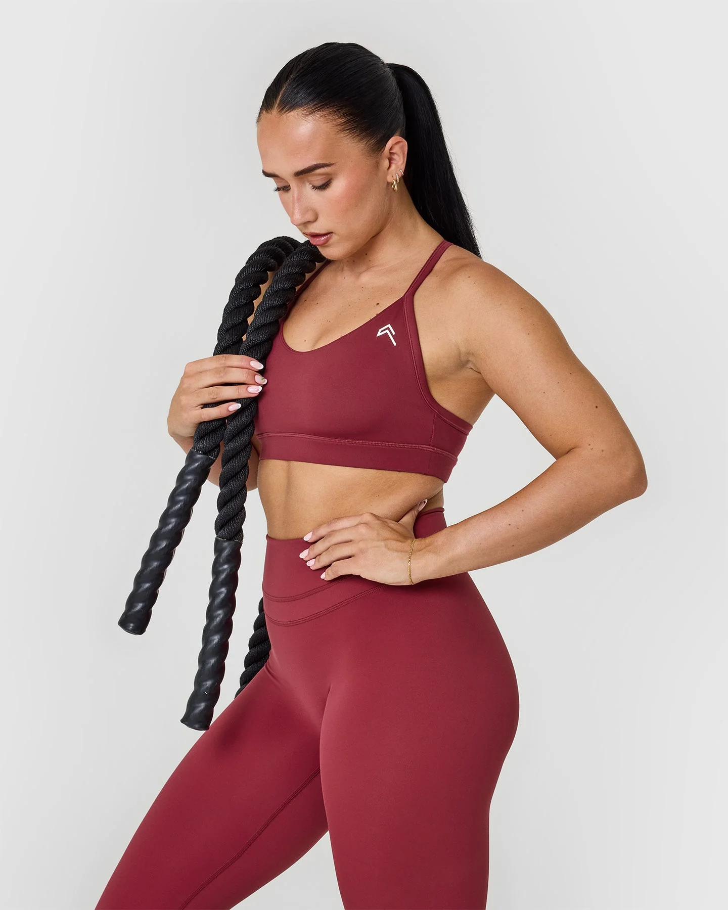 UnifiedMove™ High Waisted Leggings | Burnt Cherry - Image 6