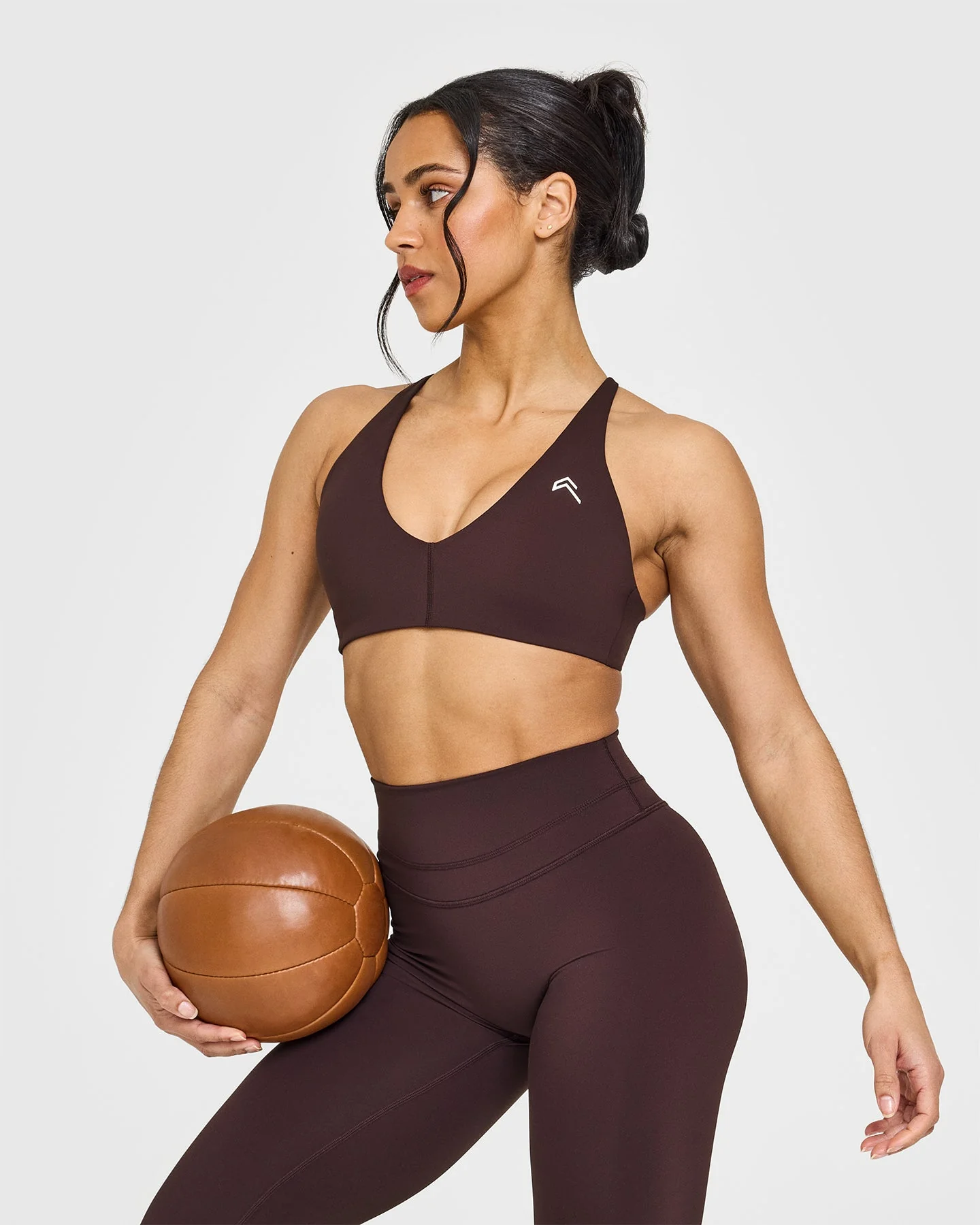 UnifiedMove™ High Waisted Leggings | Plum Brown - Image 6