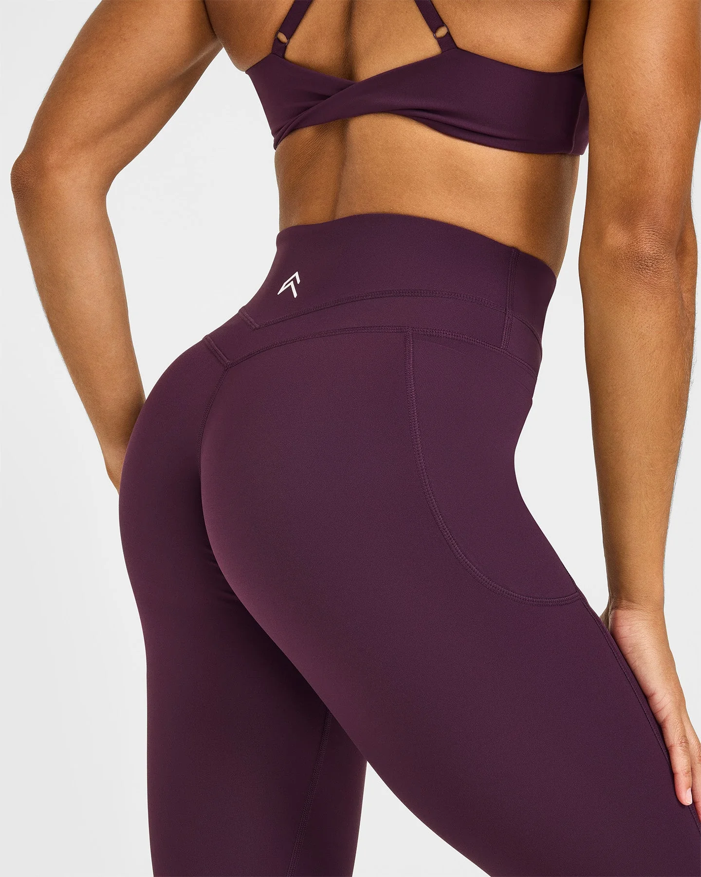 UnifiedMove™ High Waisted Pocket Leggings | Blackberry Purple - Image 4