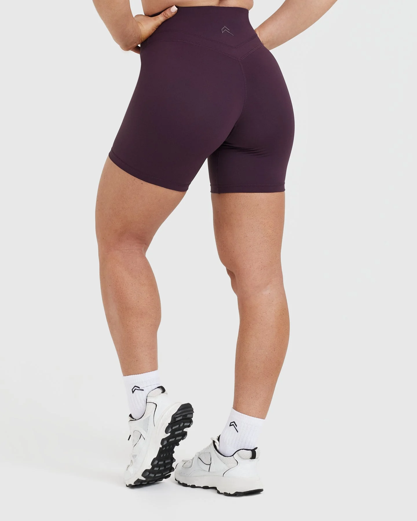 UnifiedMove™ High Waisted Shorts 6" | Blackberry Purple - Image 2