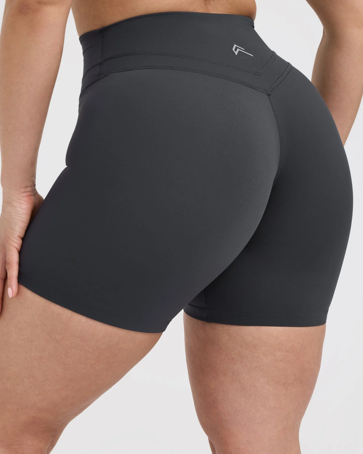 UnifiedMove™ High Waisted Shorts 6" | Coal - Image 5