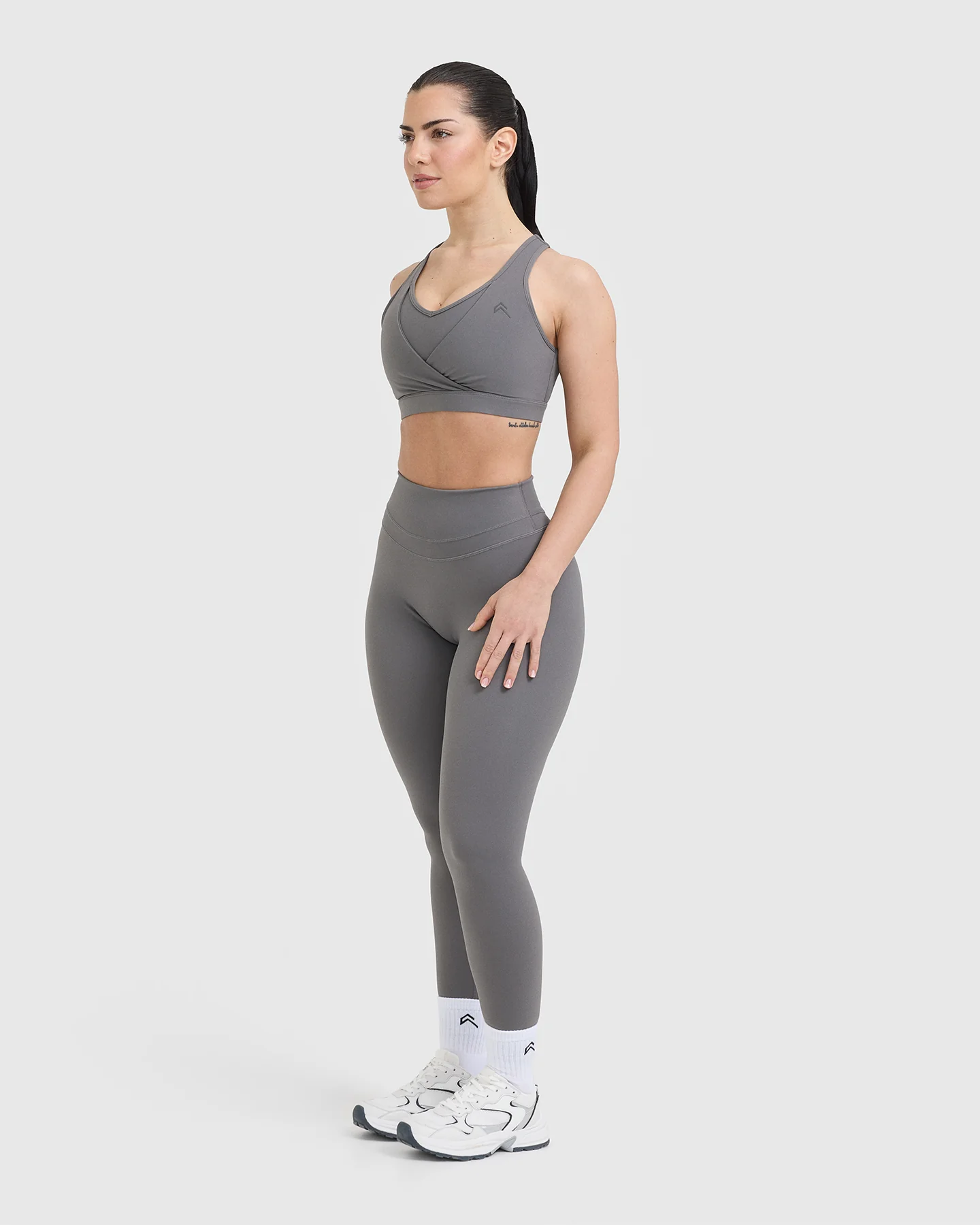 UnifiedMove™ Layered Sports Bra | Ash Grey - Image 3