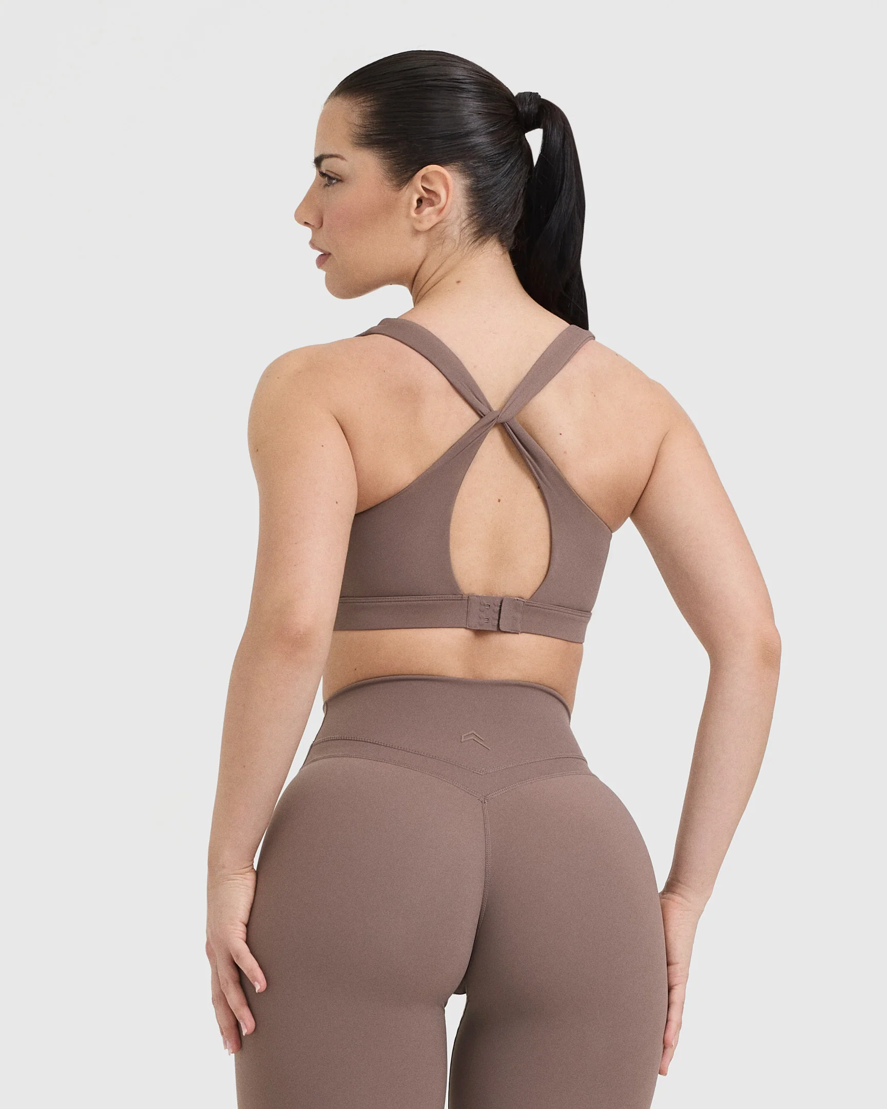 UnifiedMove™ Layered Sports Bra | Cool Brown - Image 2